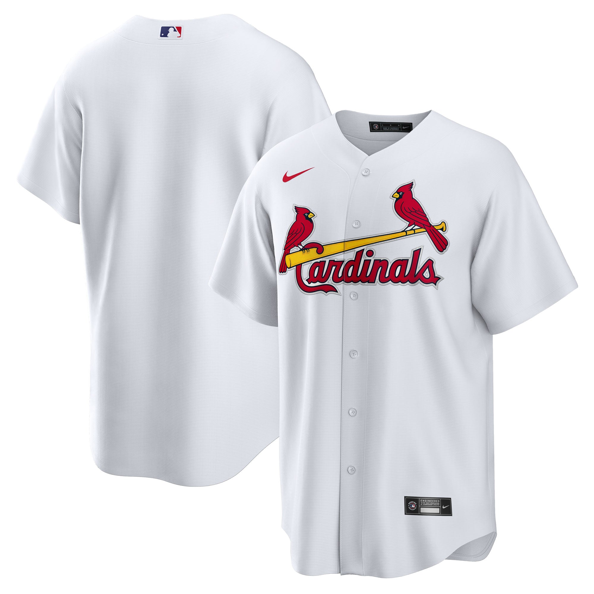 Men's Nike White St. Louis Cardinals Home Big & Tall Replica Jersey