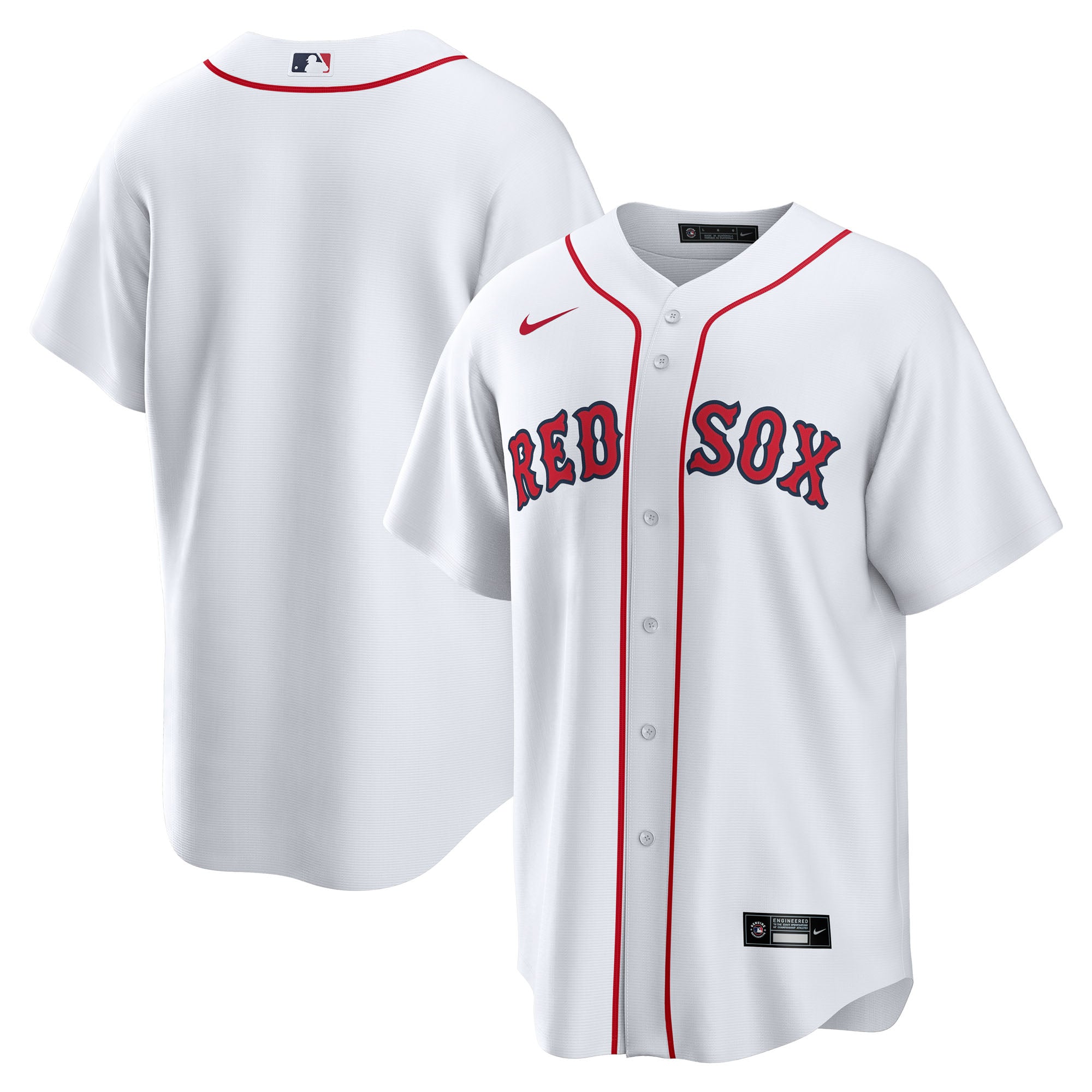 Men's Nike White Boston Red Sox Home Big & Tall Replica Jersey