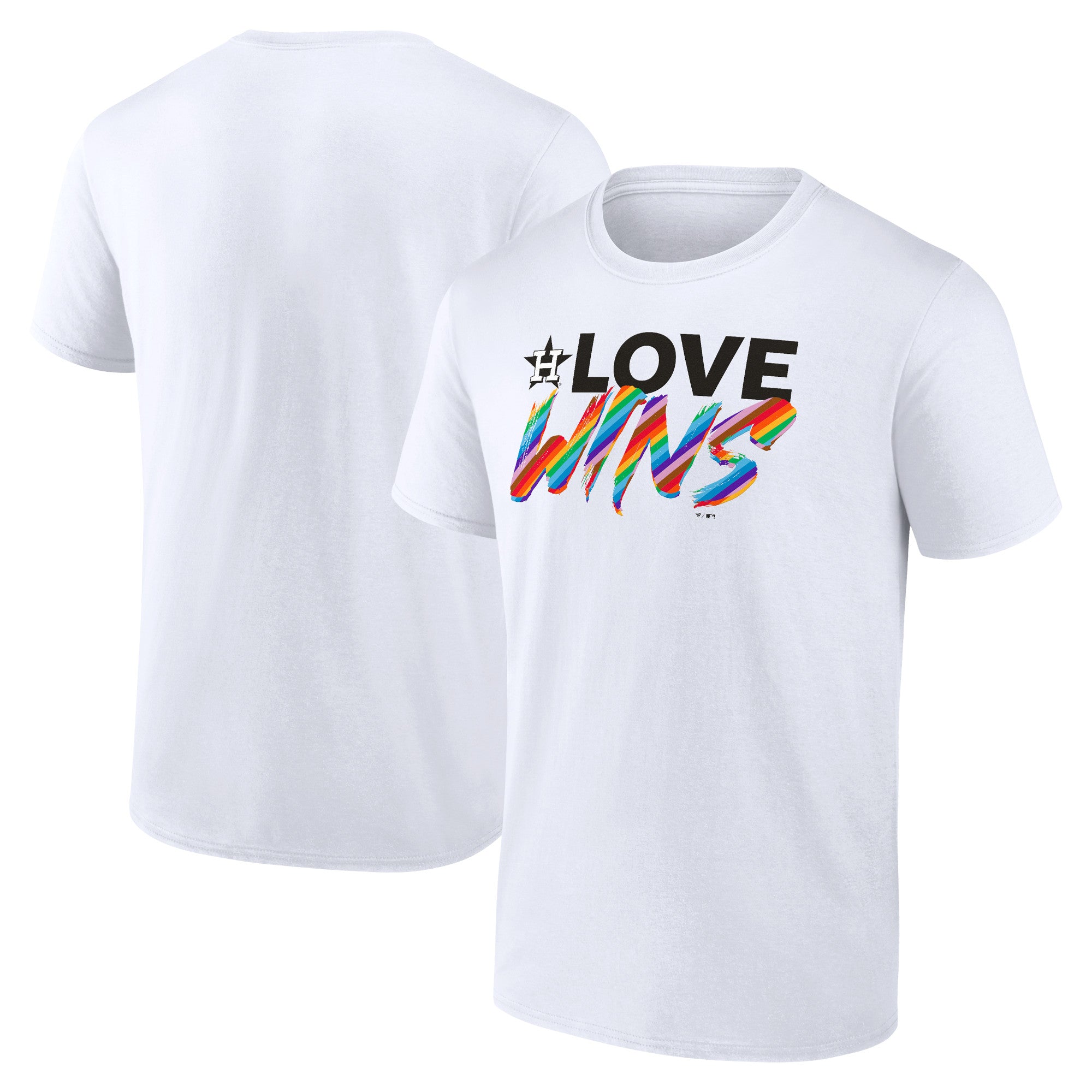 Men's White Houston Astros Love Wins T-Shirt