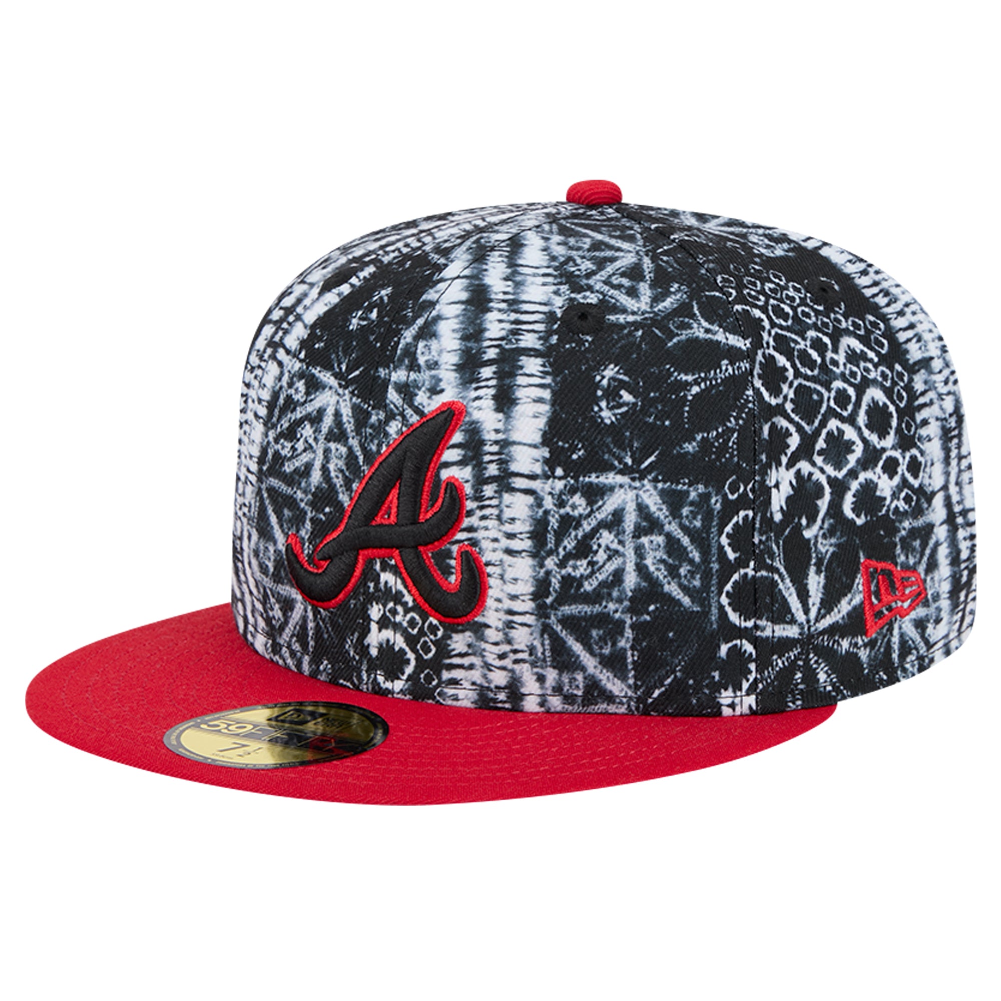 Men's New Era Black Atlanta Braves Sands 59FIFTY Fitted Hat