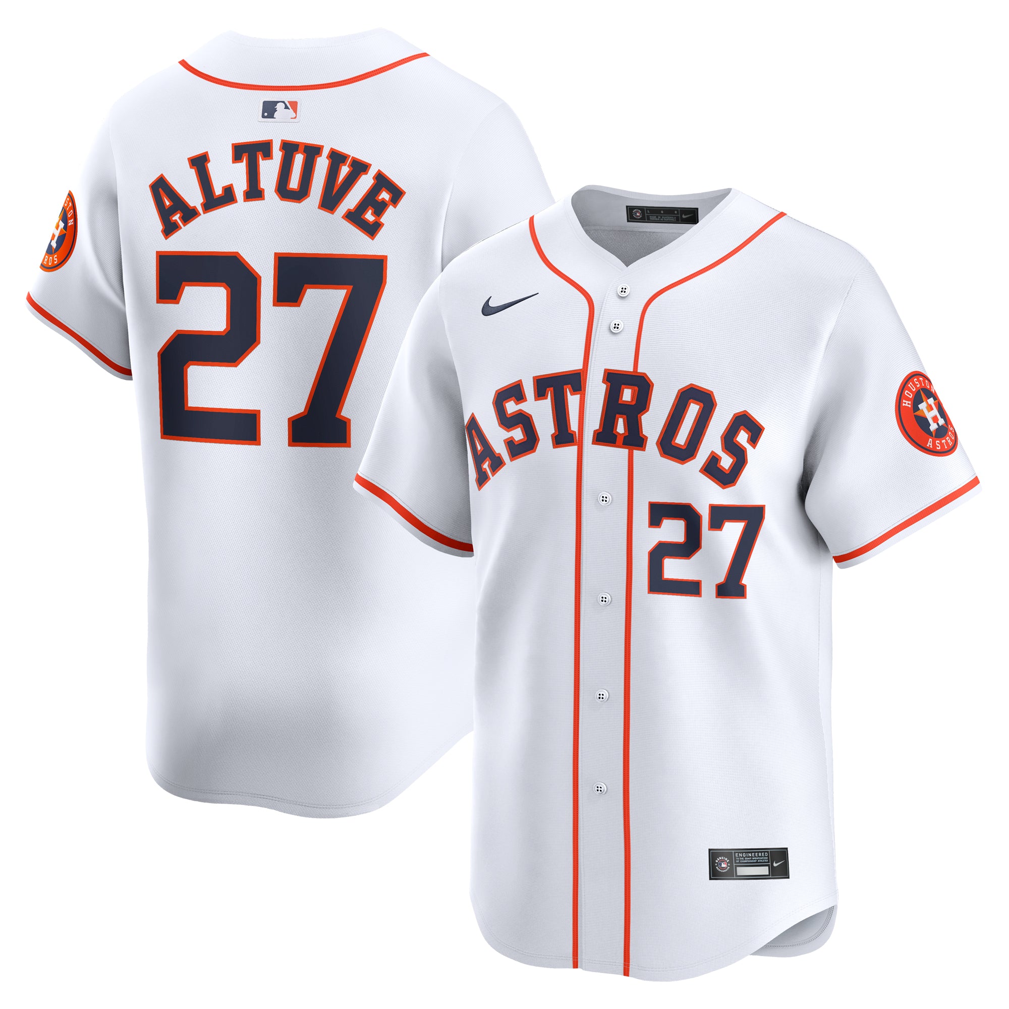 Youth Nike Jose Altuve White Houston Astros Home Limited Player Jersey