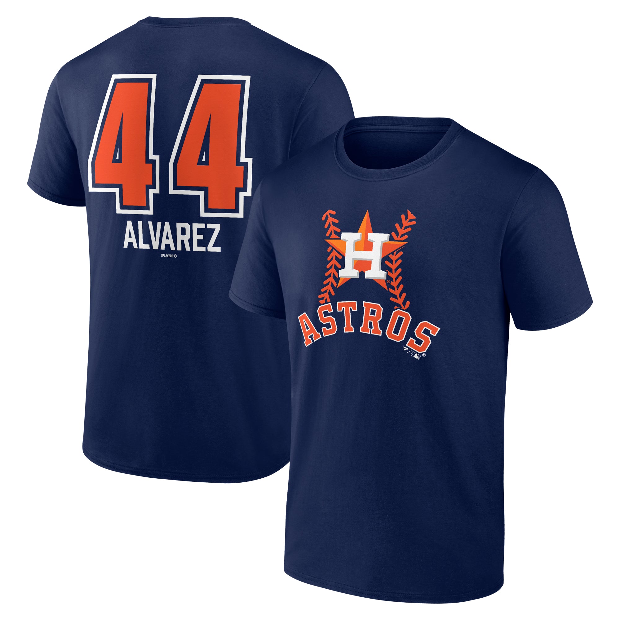 Men's Yordan Alvarez Navy Houston Astros Fastball Player Name & Number T-Shirt