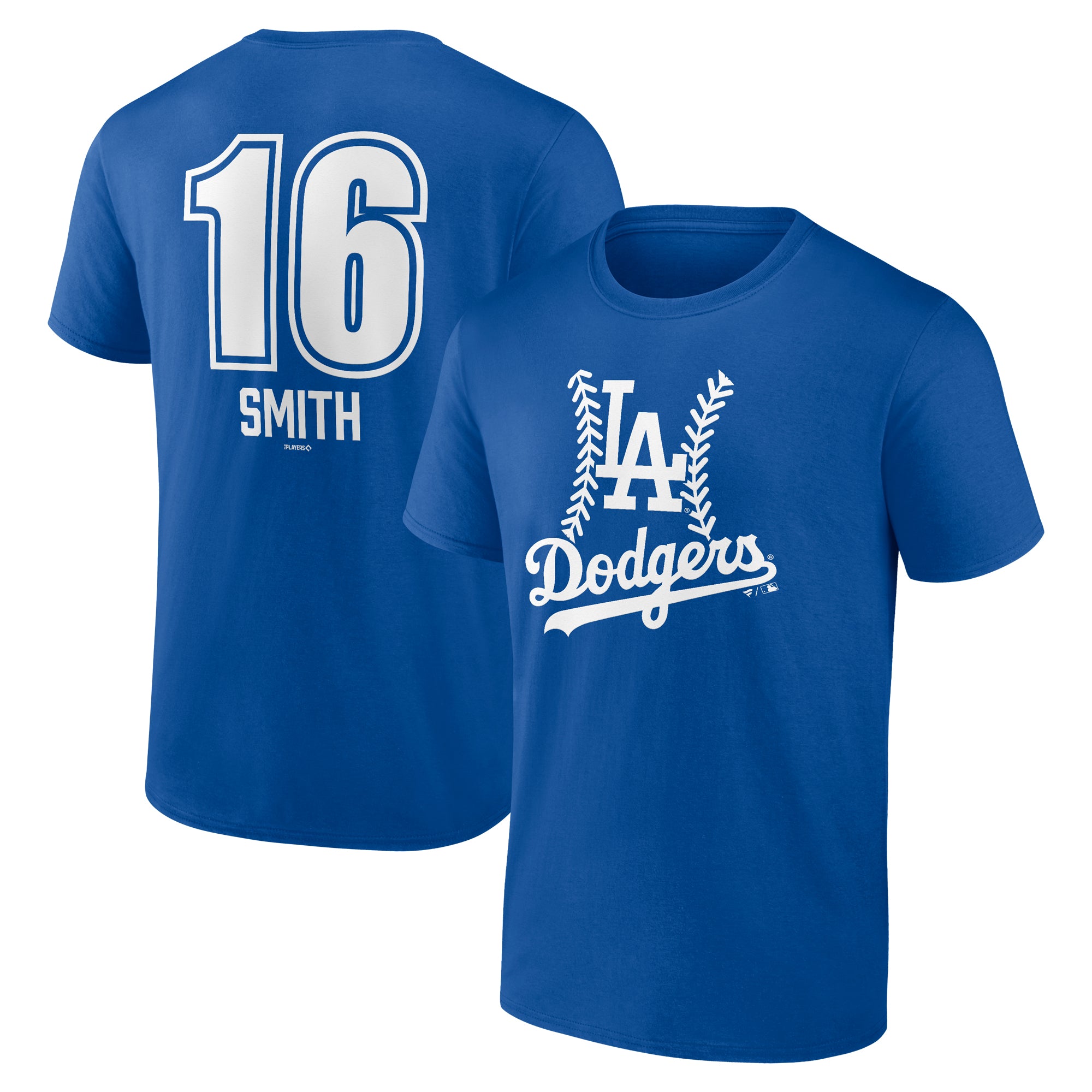 Men's Will Smith Royal Los Angeles Dodgers Fastball Player Name & Number T-Shirt