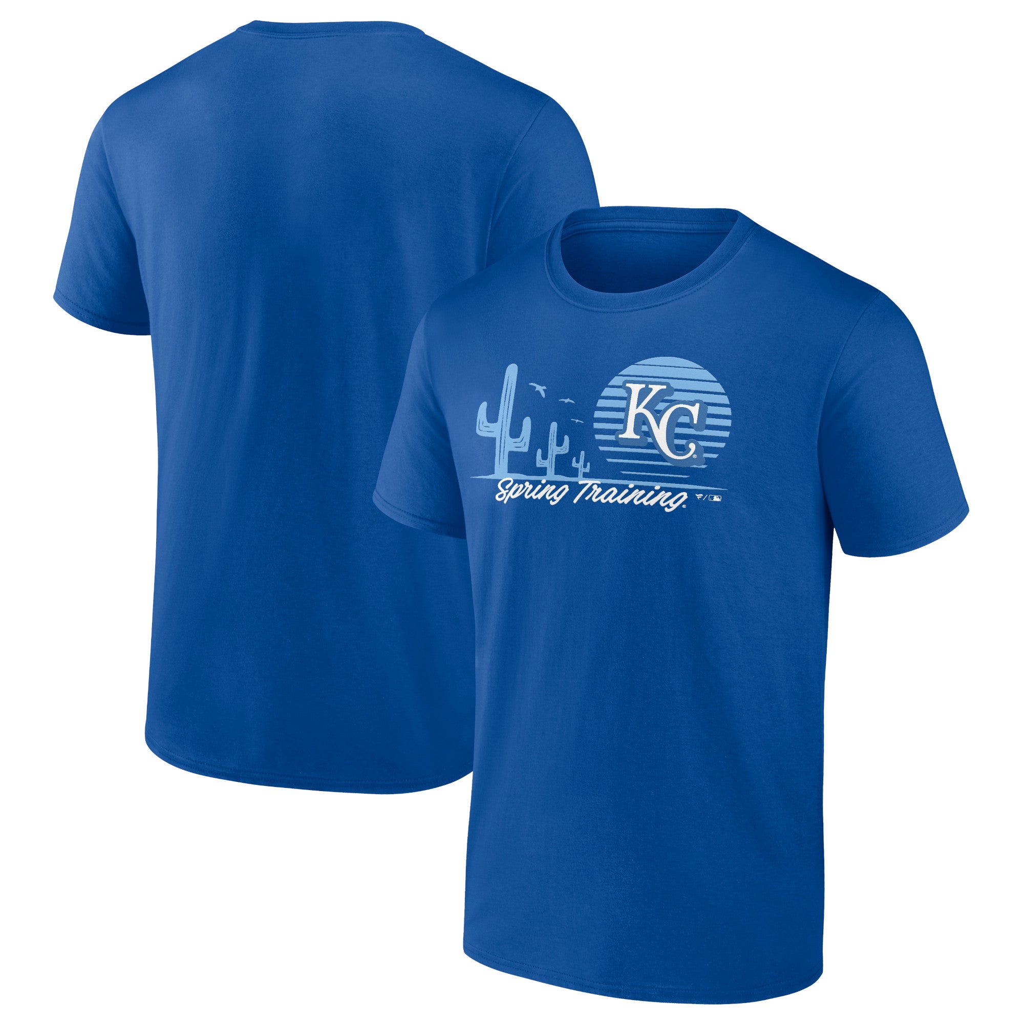 Men's Royal Kansas City Royals Horizon Line T-Shirt
