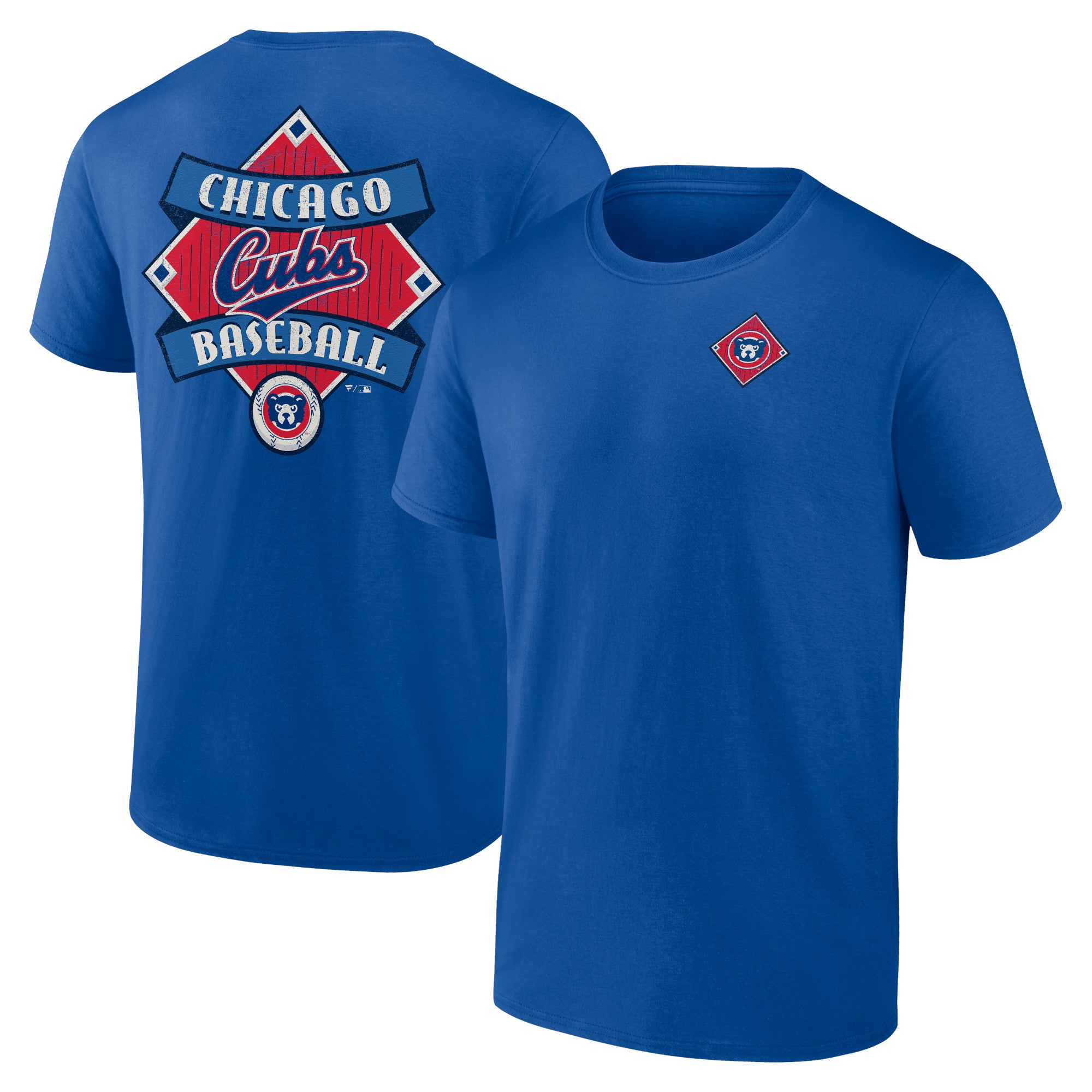 Men's Royal Chicago Cubs Cooperstown Collection Field Play T-Shirt