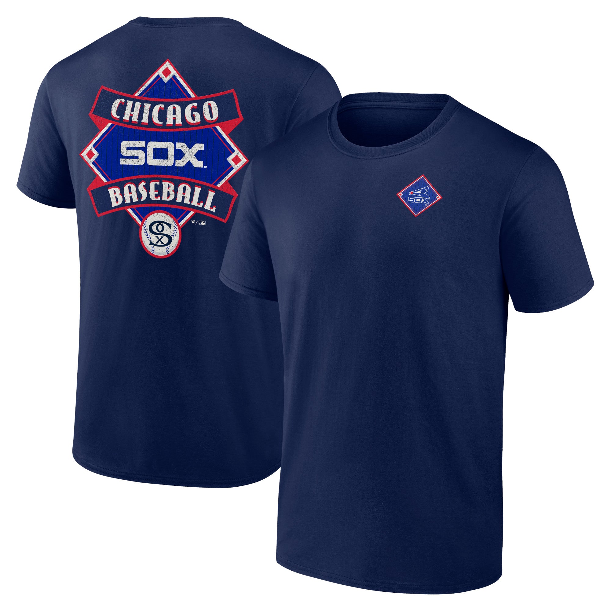 Men's Navy Chicago White Sox Cooperstown Collection Field Play T-Shirt