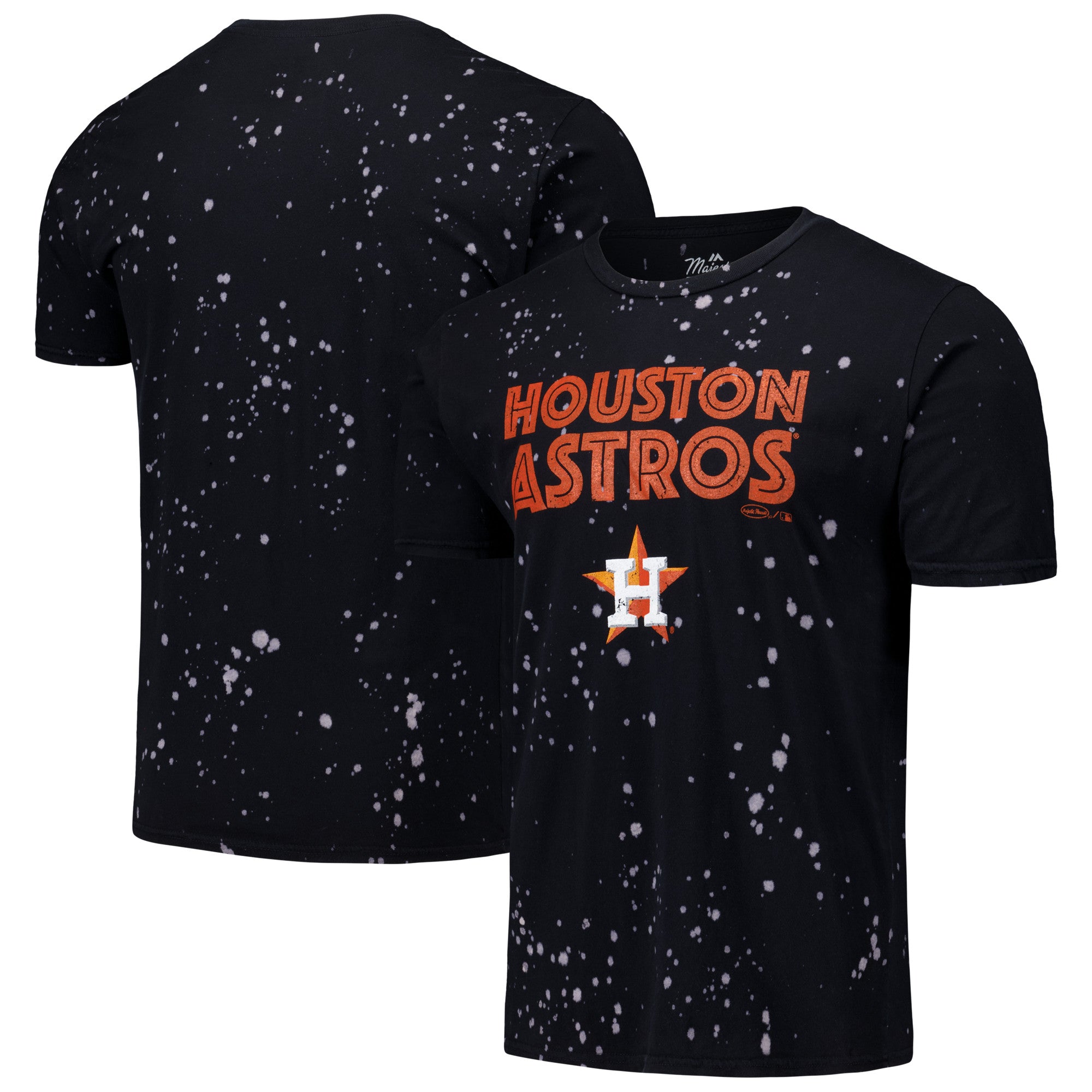 Men's Majestic Threads Black/White Houston Astros Splatter T-Shirt – Mr ...