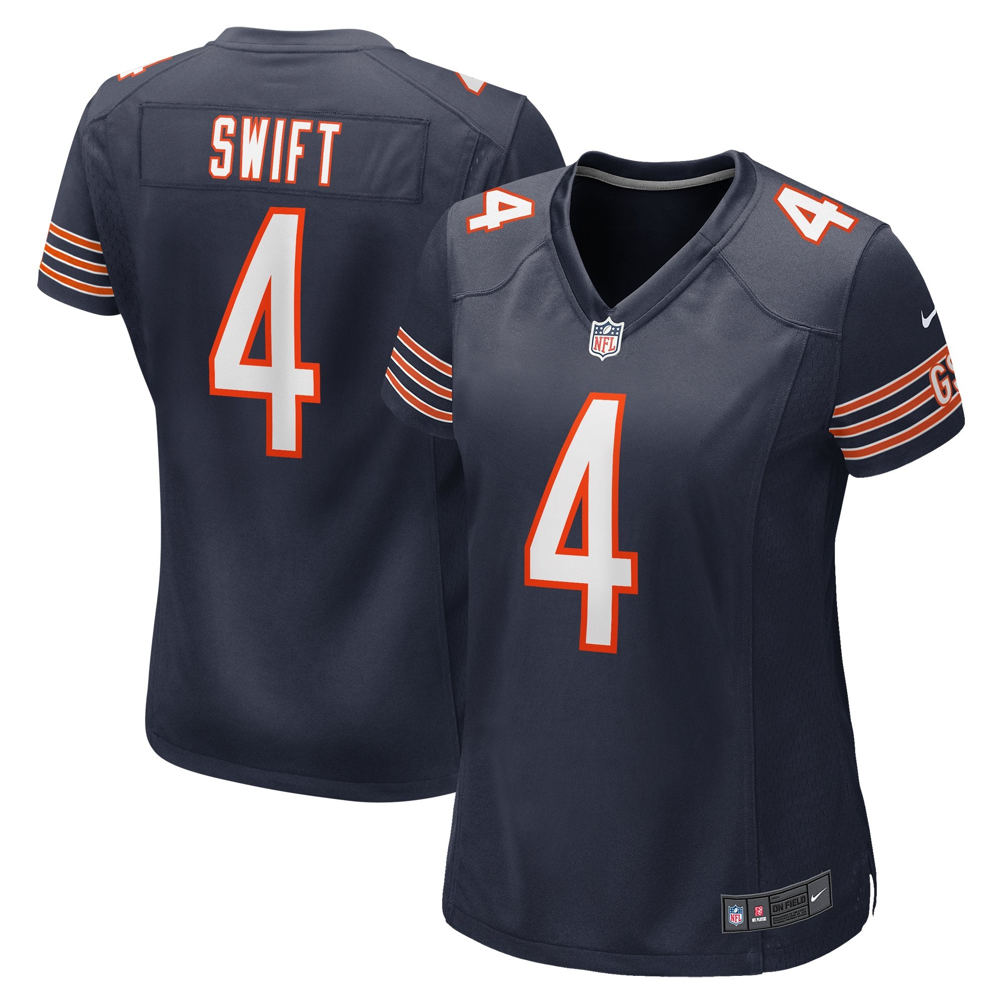 Women's Nike D'Andre Swift  Navy Chicago Bears  Game Jersey