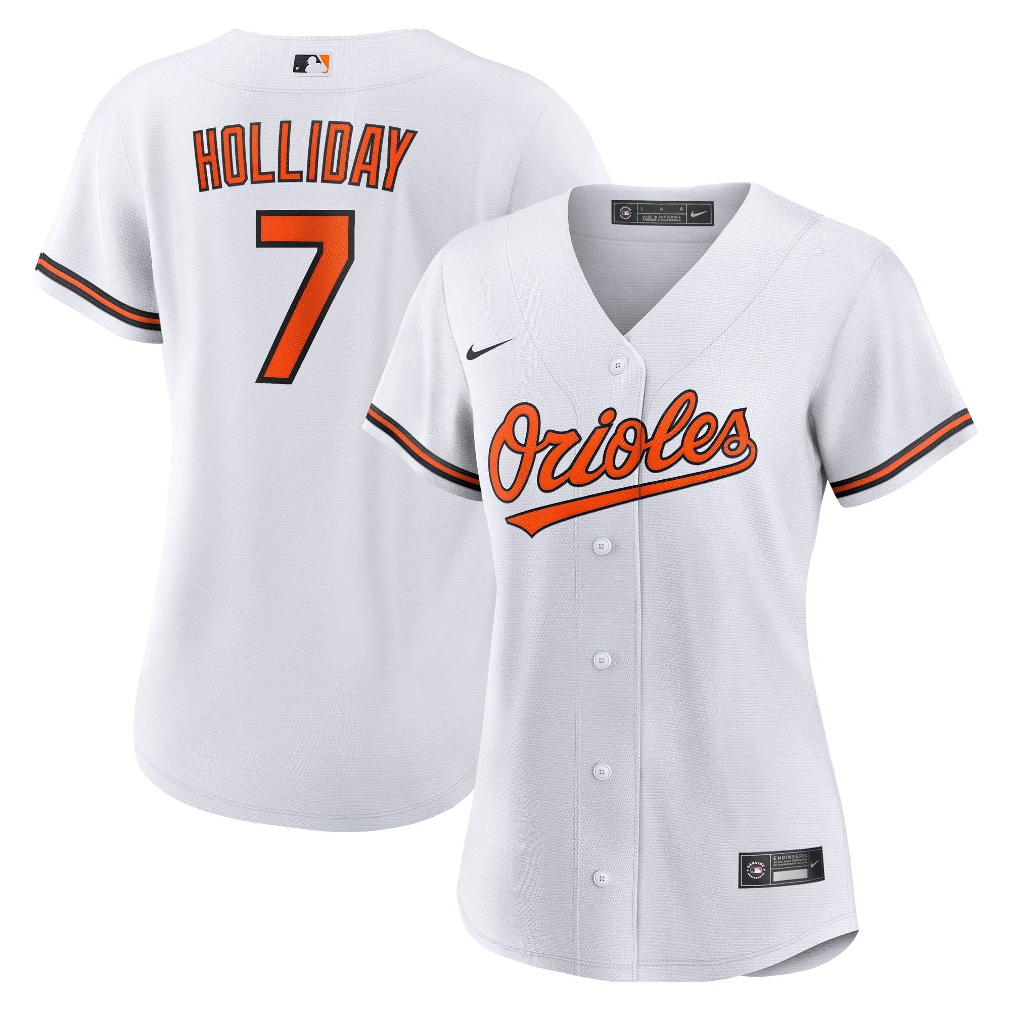 Women's Nike Jackson Holliday White Baltimore Orioles Home Replica Player Jersey