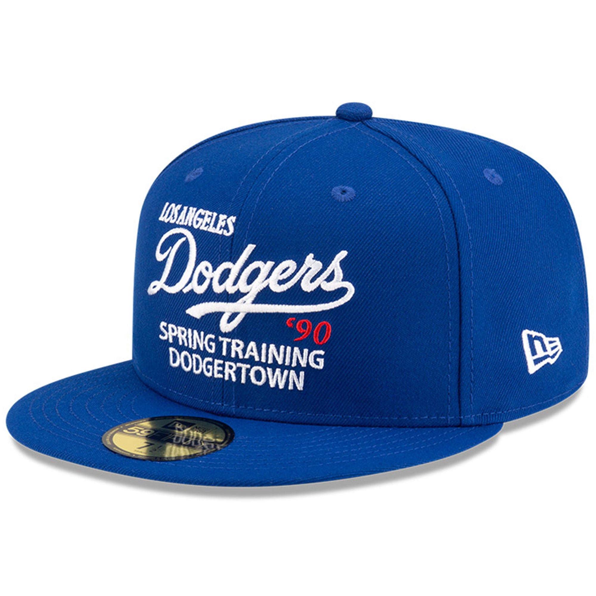 Men's New Era x Diet Starts Monday Royal Los Angeles Dodgers 1990 Spring Training Novelty Collection 59FIFTY Fitted Hat