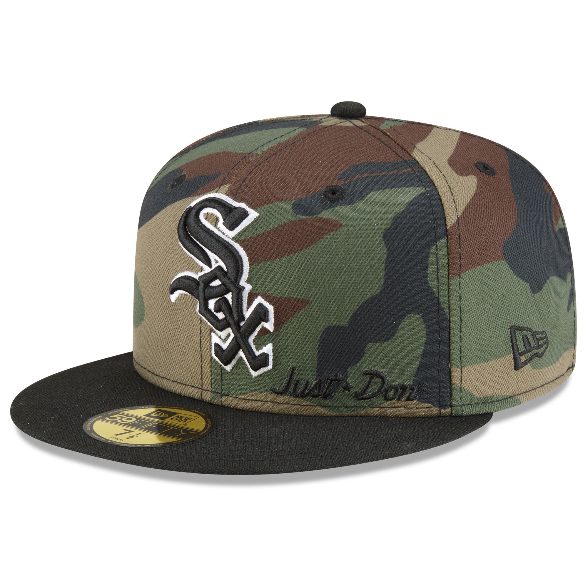 Men's New Era x Just Don Camo Chicago White Sox 59FIFTY Fitted Hat