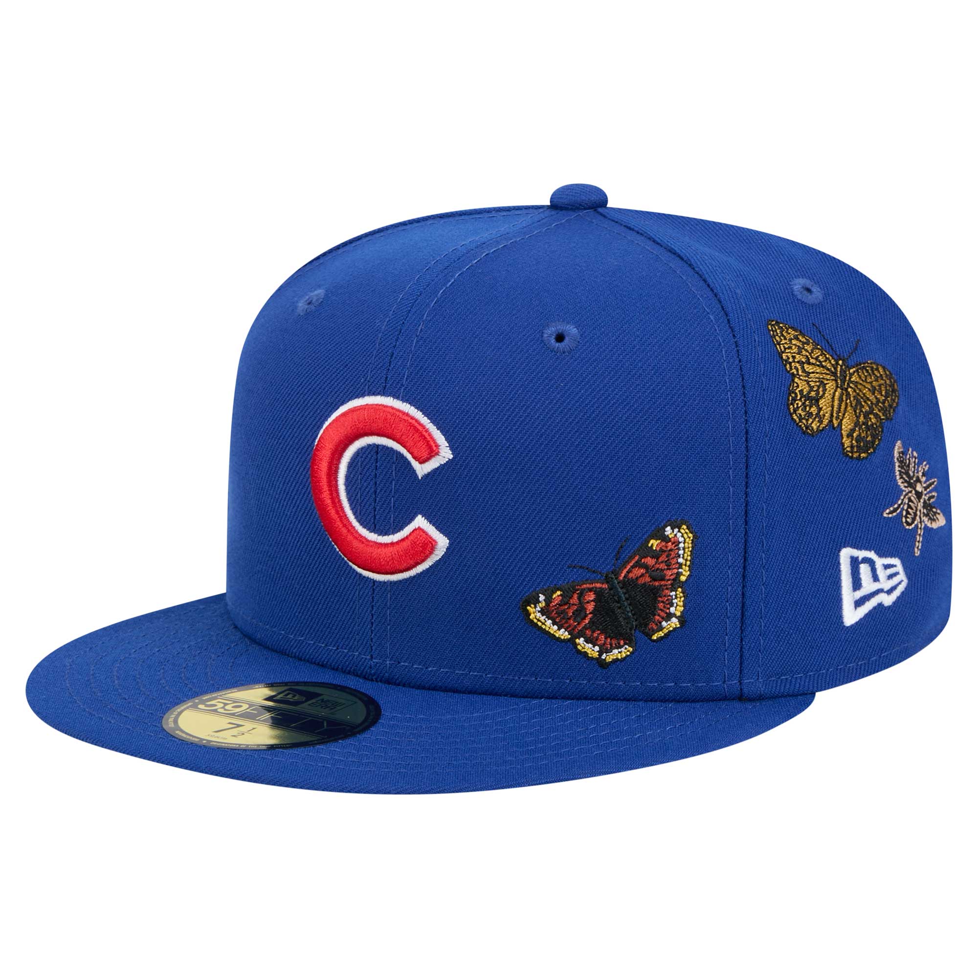 Men's New Era Royal Chicago Cubs 59FIFTY Felt Fitted Hat