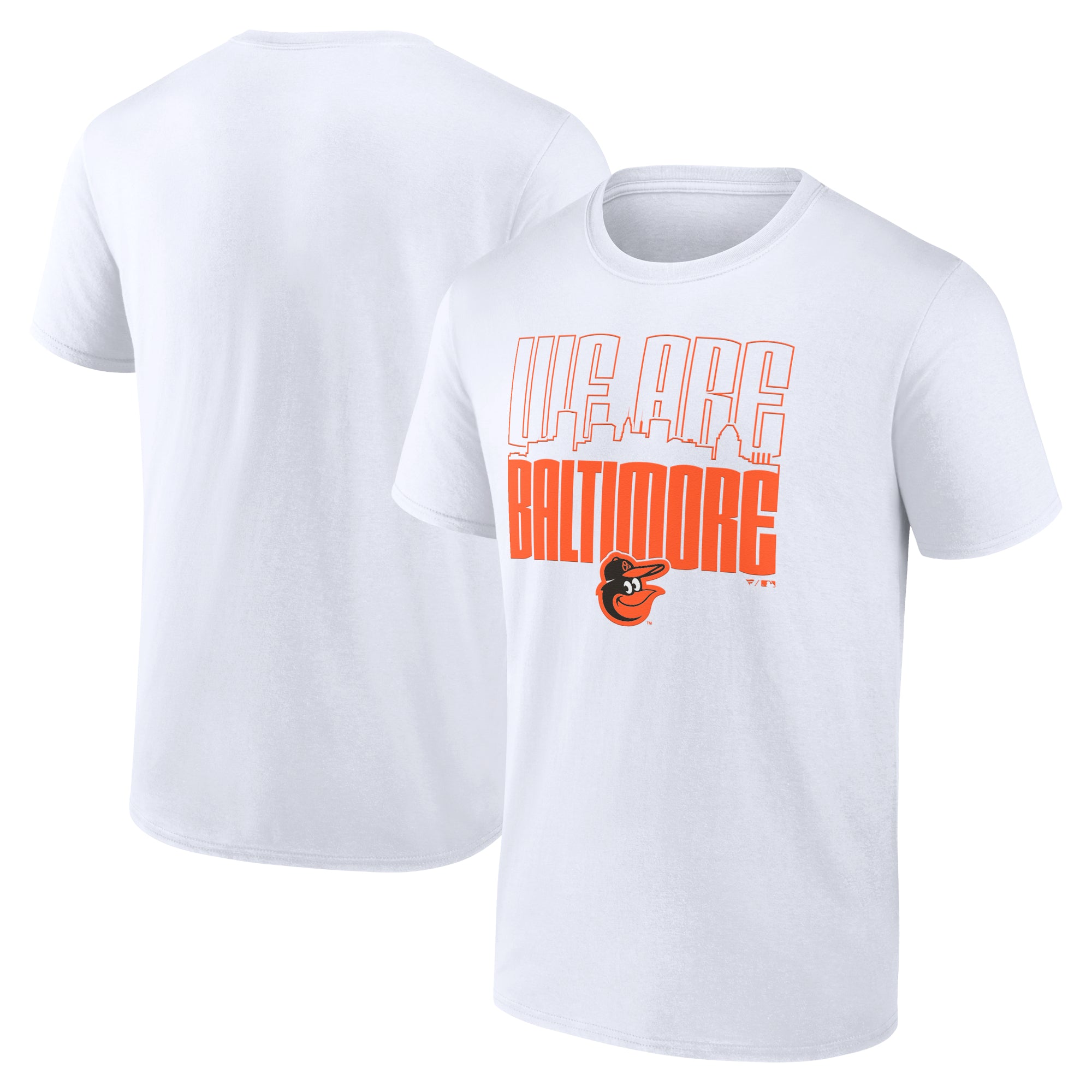 Men's White Baltimore Orioles We Are Baltimore T-Shirt