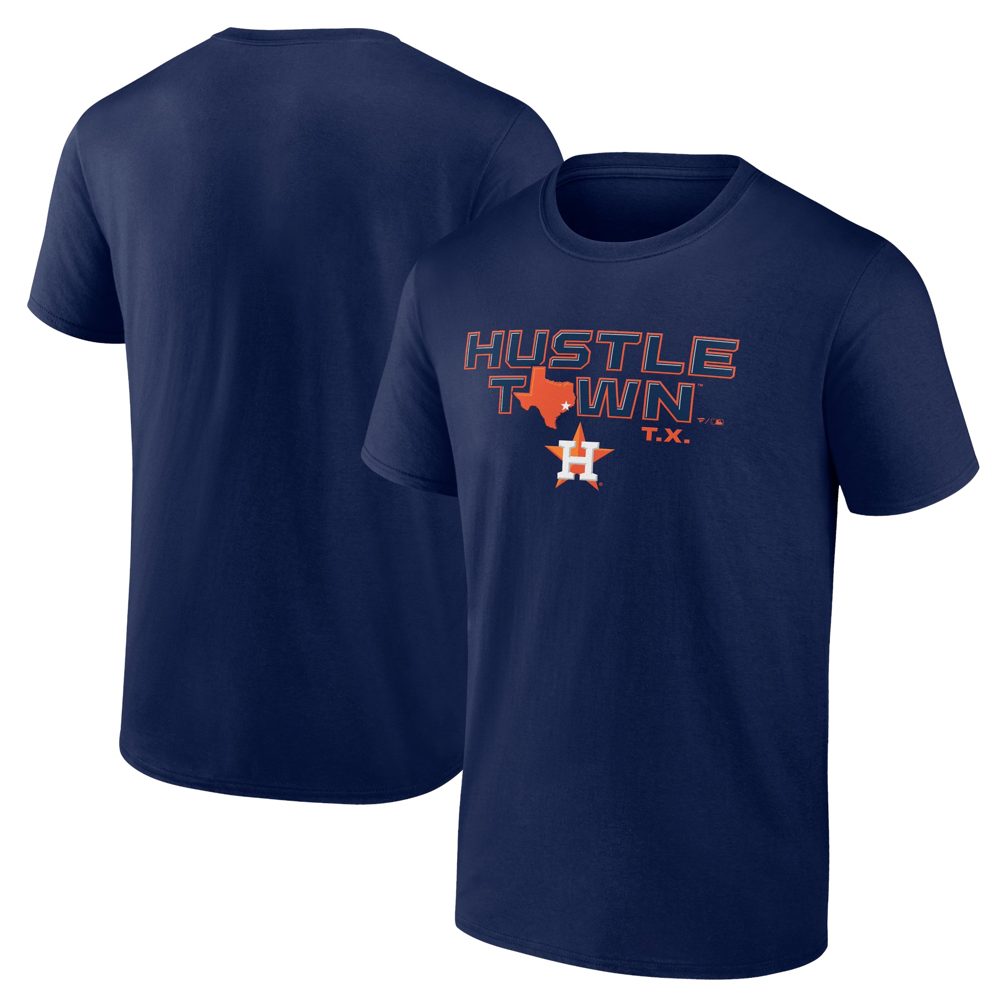 Men's Navy Houston Astros Hustle Town T-Shirt