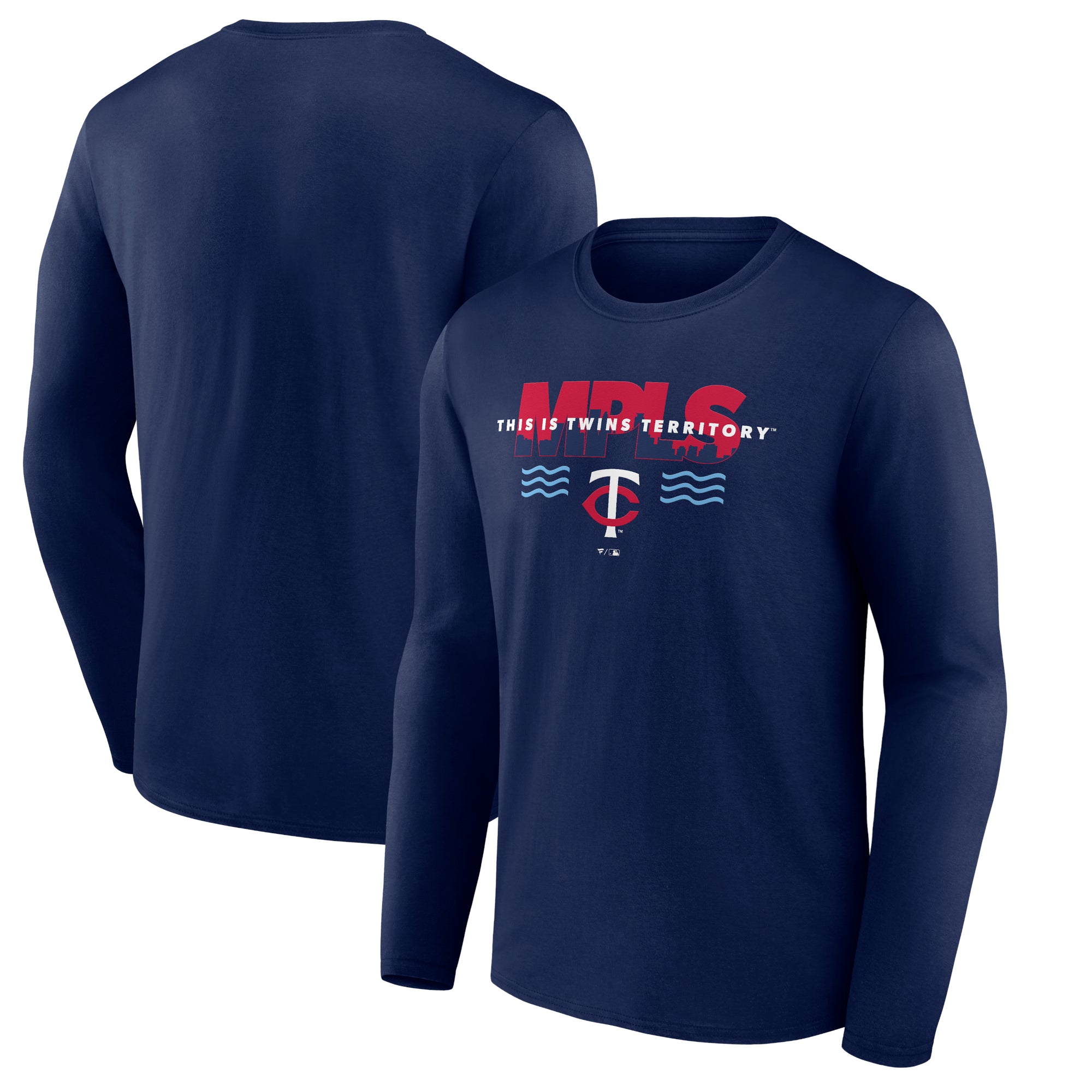 Men's Navy Minnesota Twins Territory Long Sleeve T-Shirt