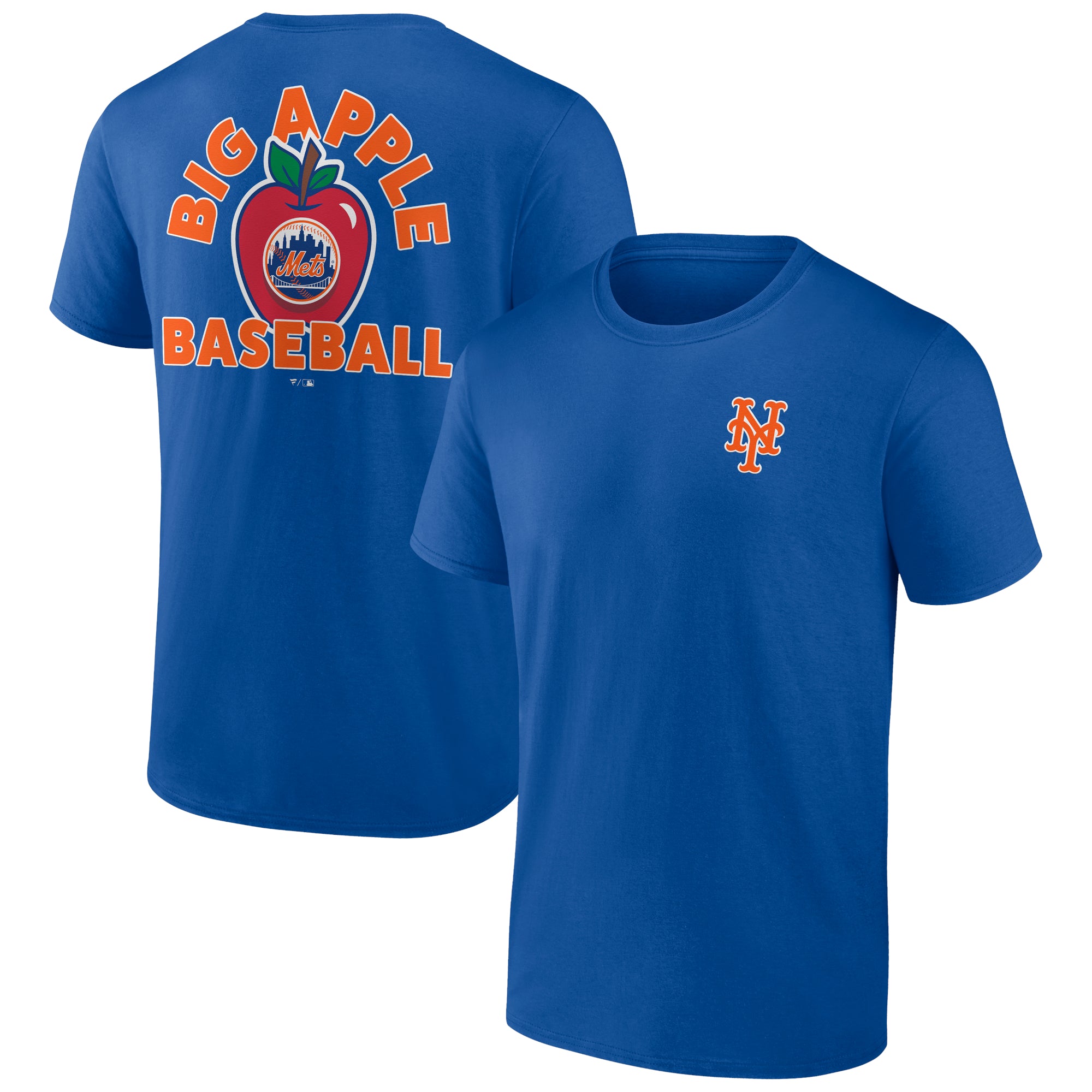 Men's Royal New York Mets Big Apple Baseball T-Shirt