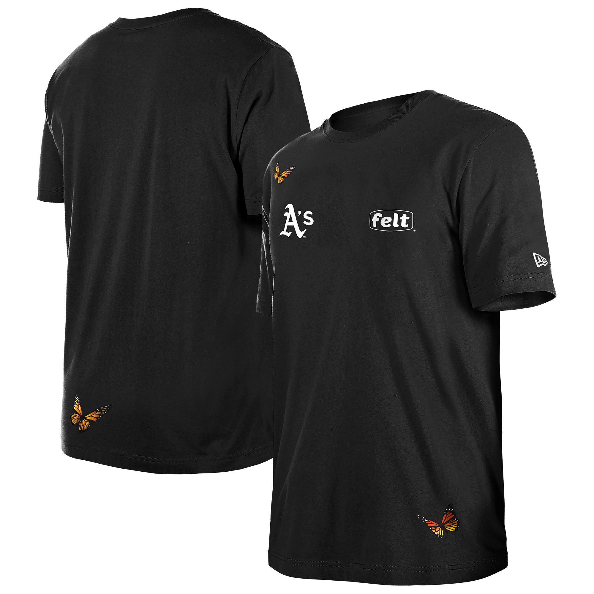 Men's New Era x Felt Black Athletics T-Shirt
