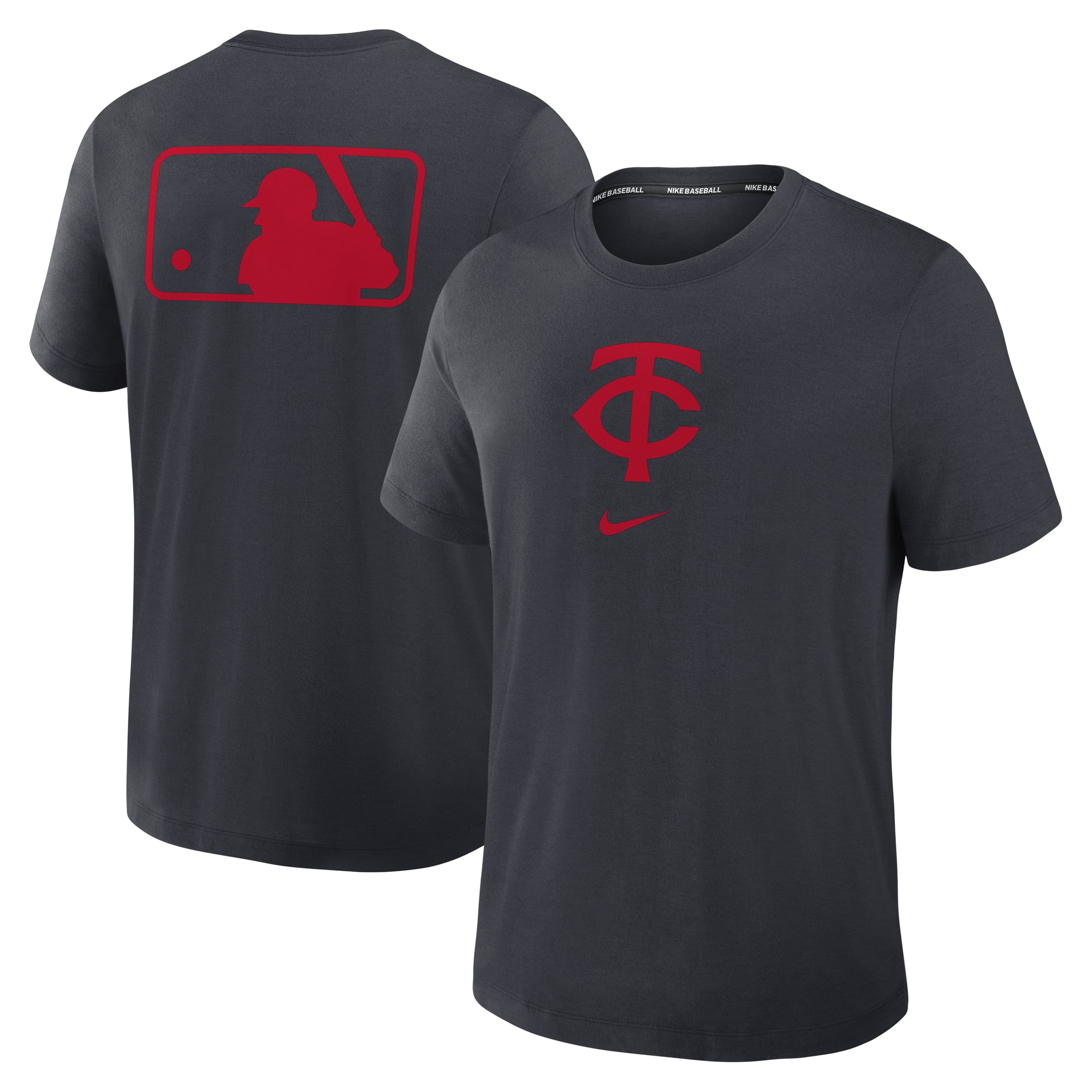 Men's Nike Black Minnesota Twins Authentic Collection Early Work Tri-Blend Dri-FIT T-Shirt