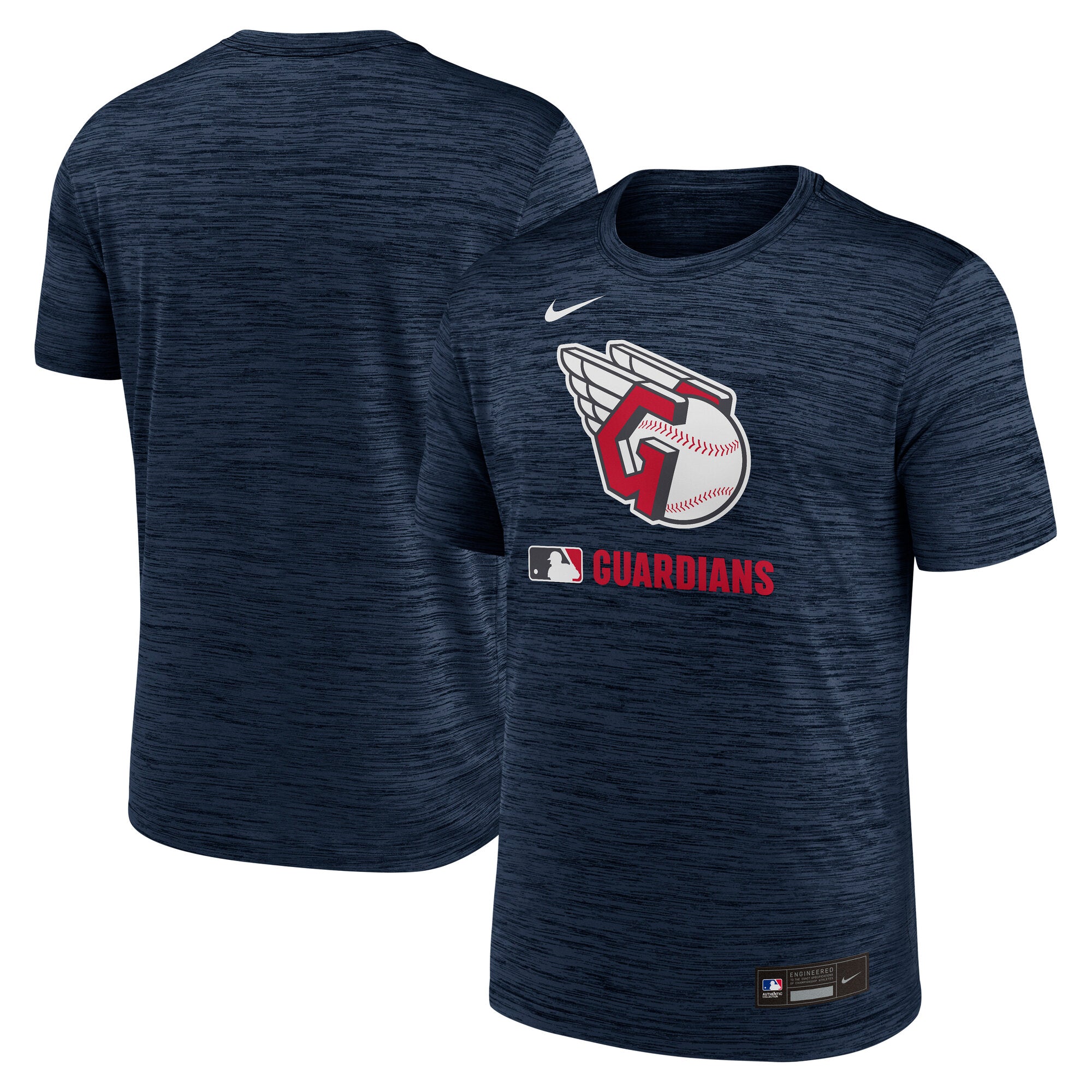 Men's Nike Navy Cleveland Guardians Authentic Collection Velocity Dri-FIT T-Shirt