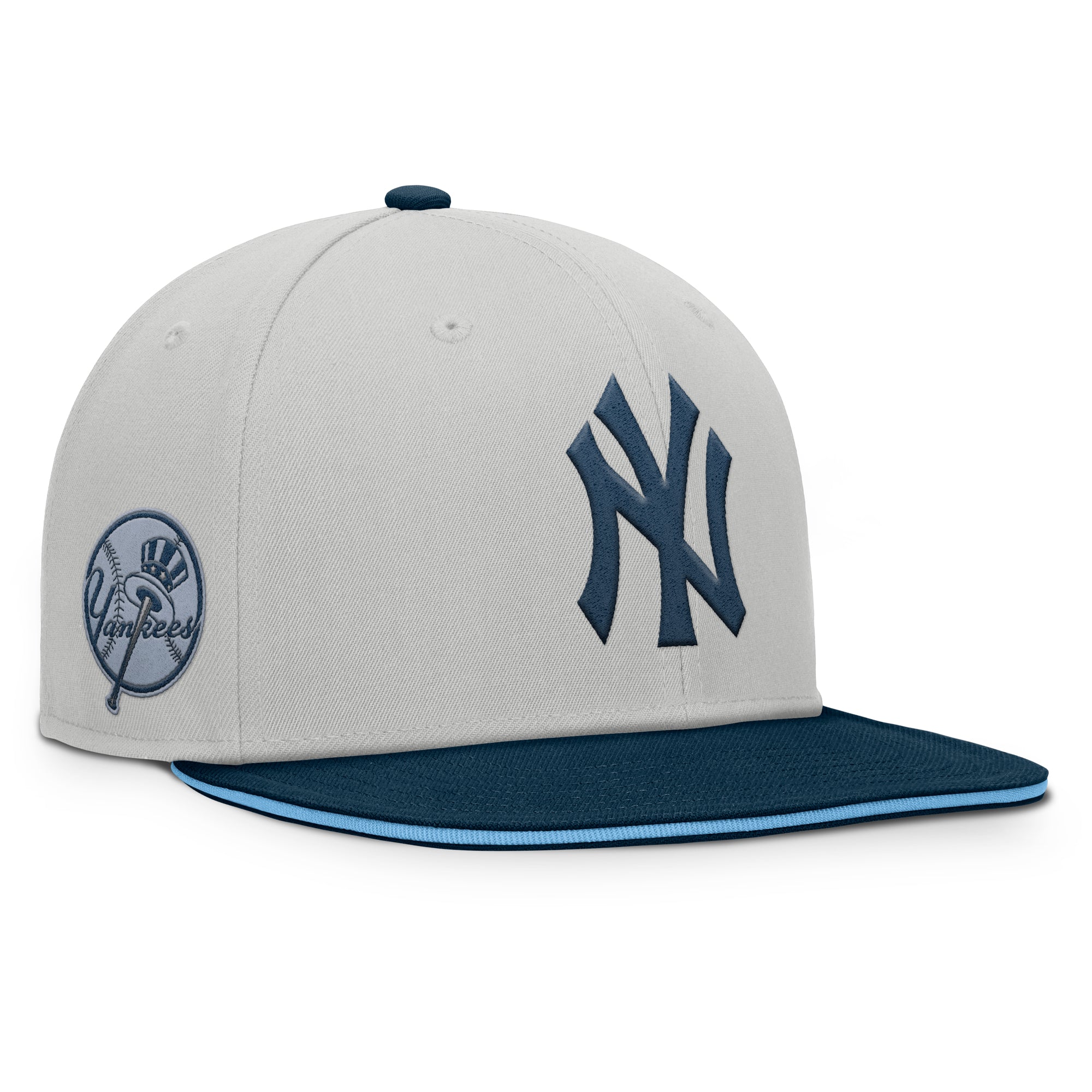 Men's Fanatics Gray New York Yankees Knuckleball Snapback Hat