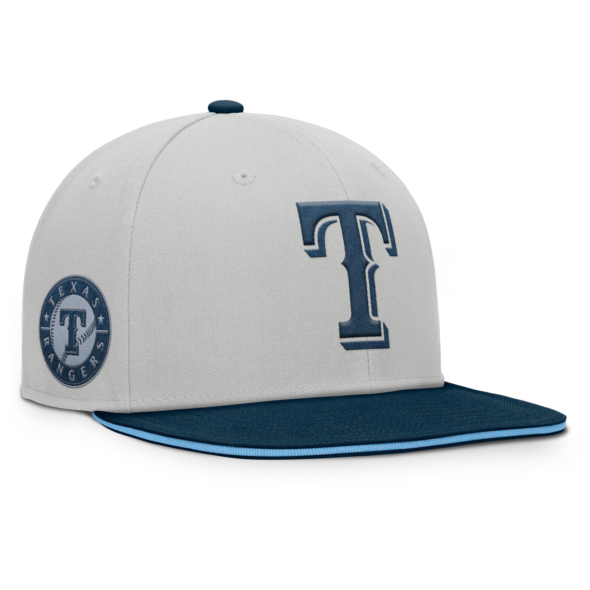 Men's Fanatics Gray Texas Rangers Knuckleball Snapback Hat