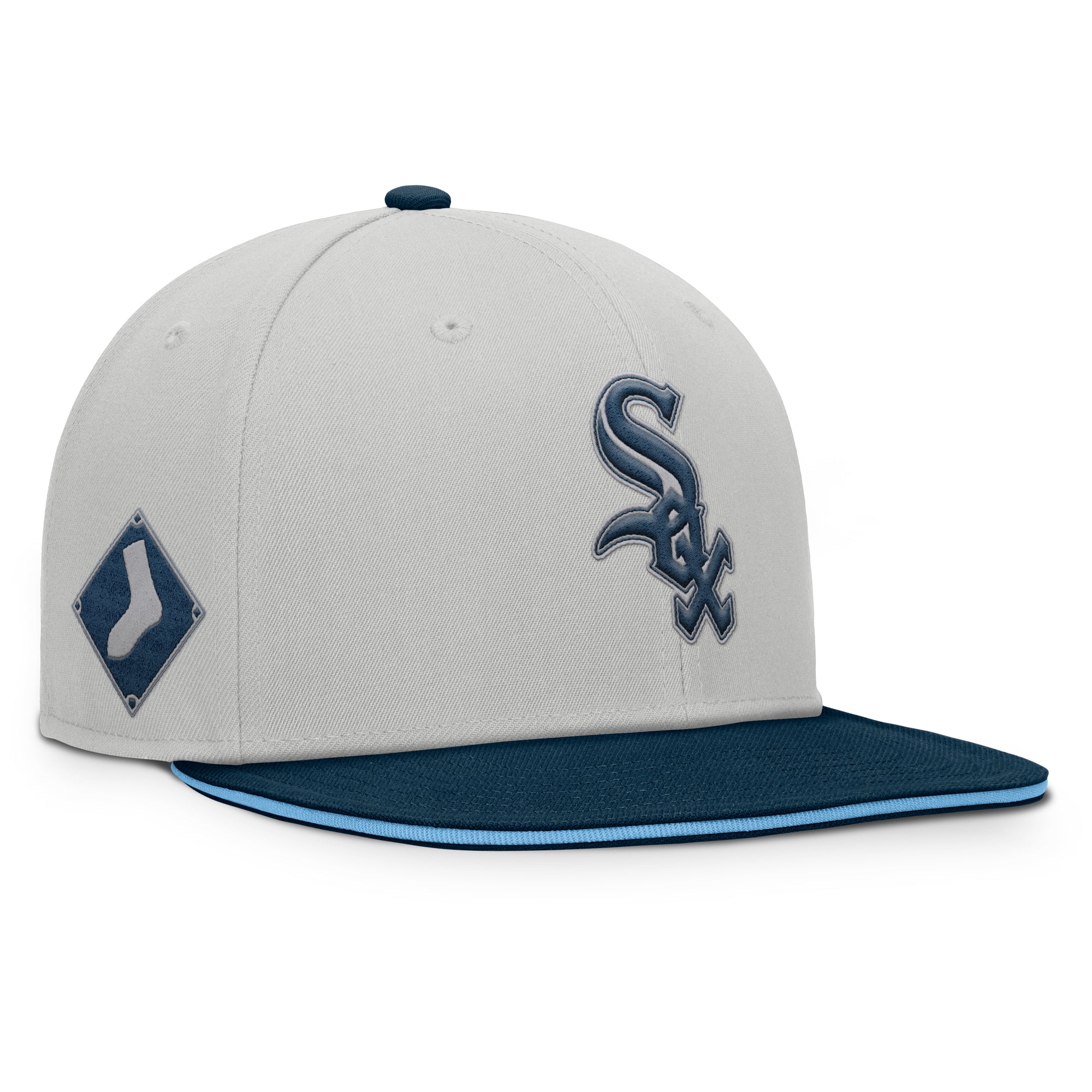 Men's Fanatics Gray Chicago White Sox Knuckleball Snapback Hat