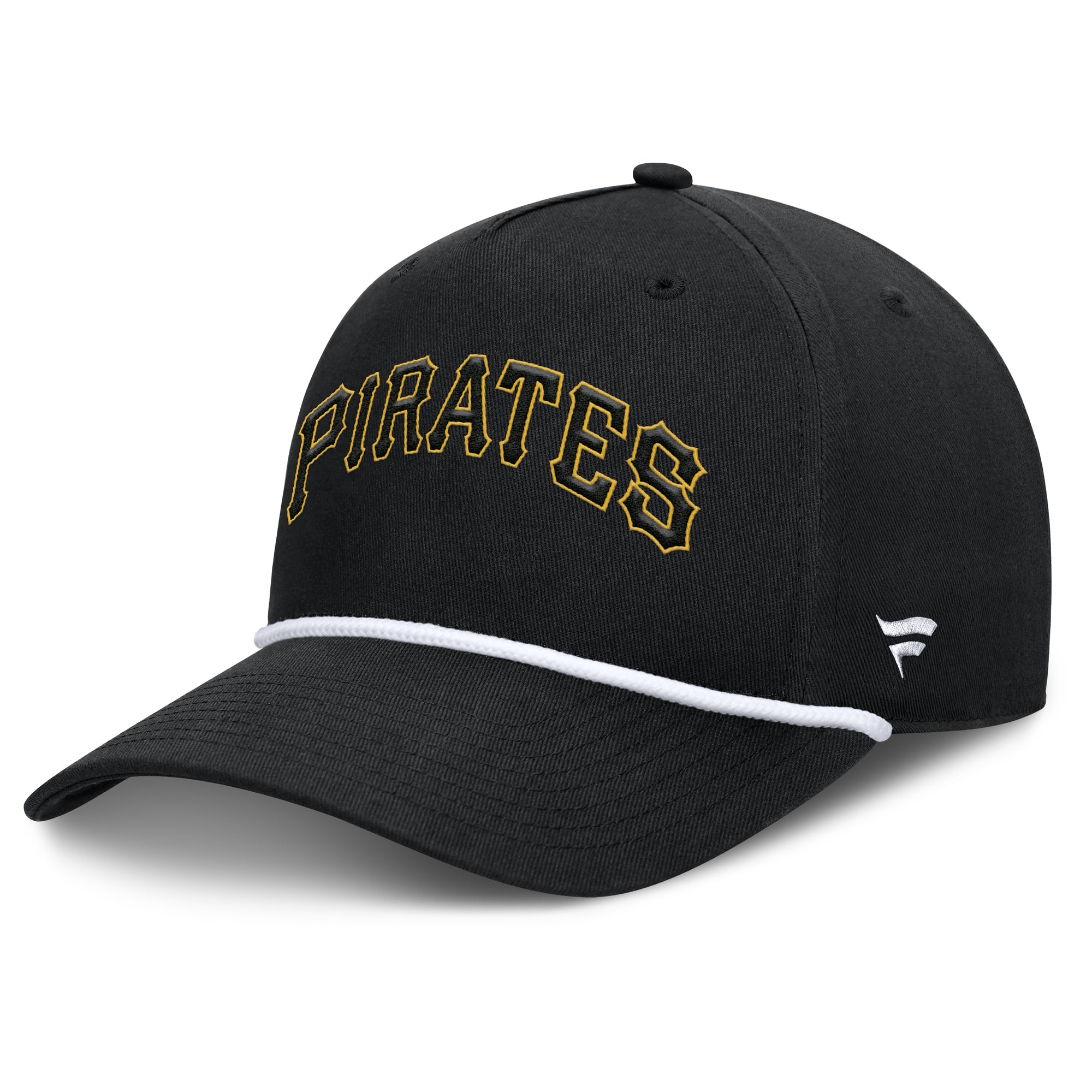 Men's Fanatics Black Pittsburgh Pirates Clubhouse Foul Ball A-Frame Adjustable Hat
