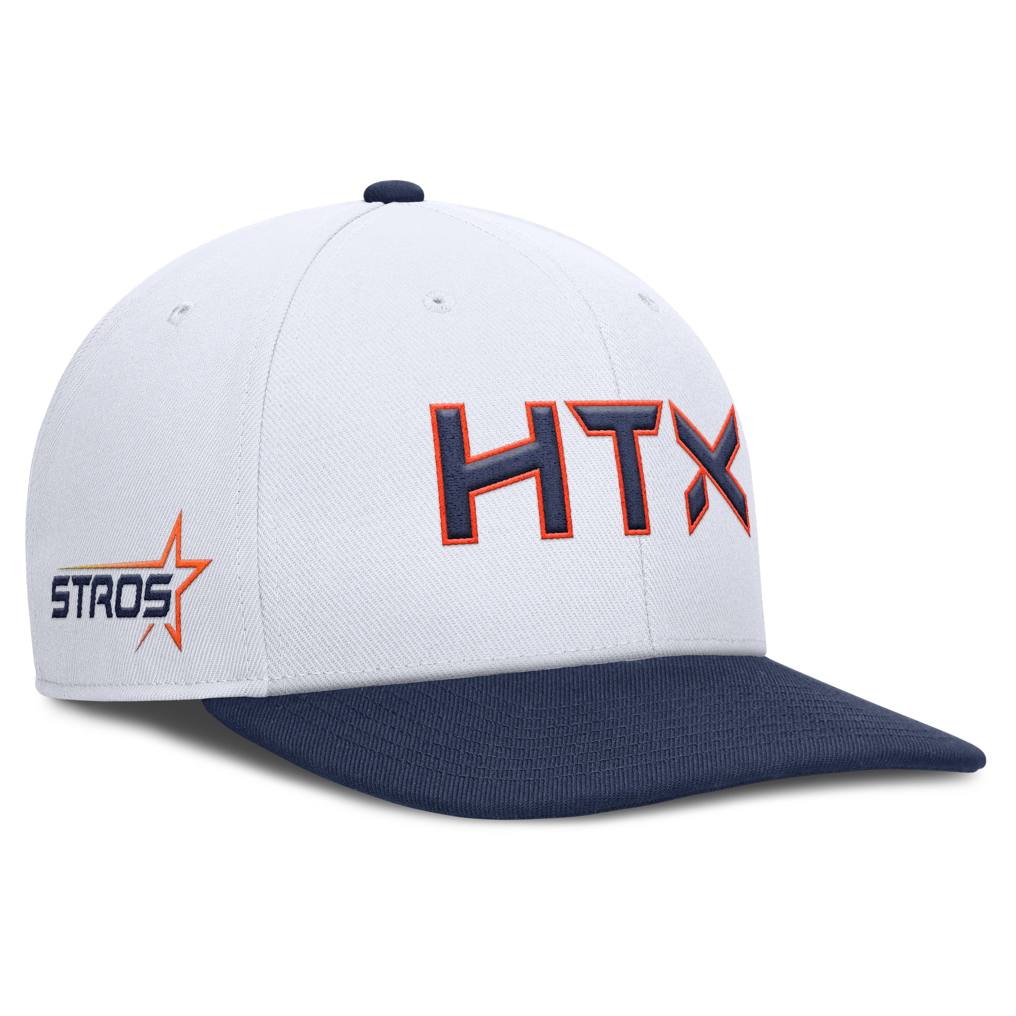 Men's Nike  White/Navy Houston Astros 2025 City Connect Pro Performance Snapback Hat