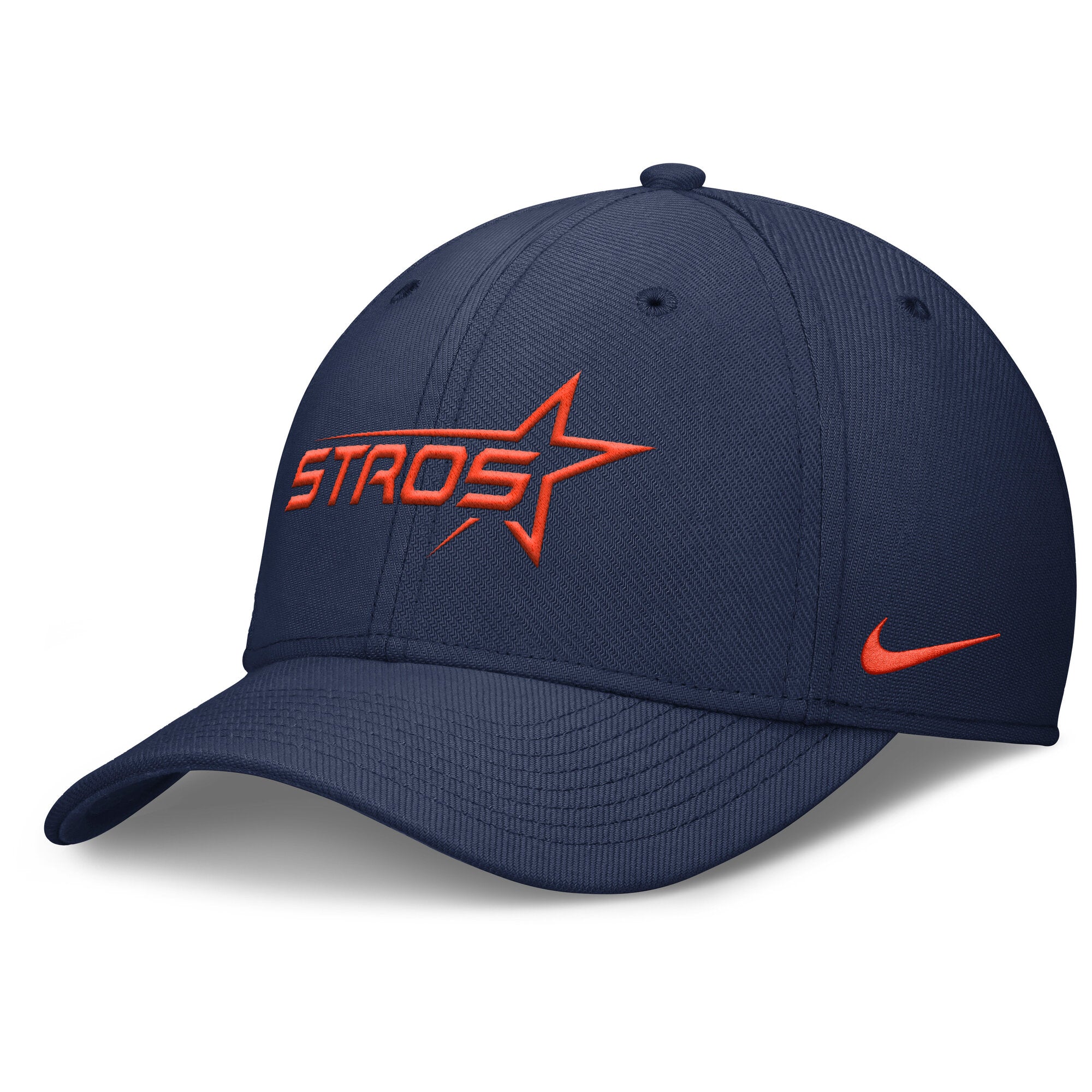Men's Nike  Navy Houston Astros 2025 City Connect Rise Swoosh Performance Flex Hat