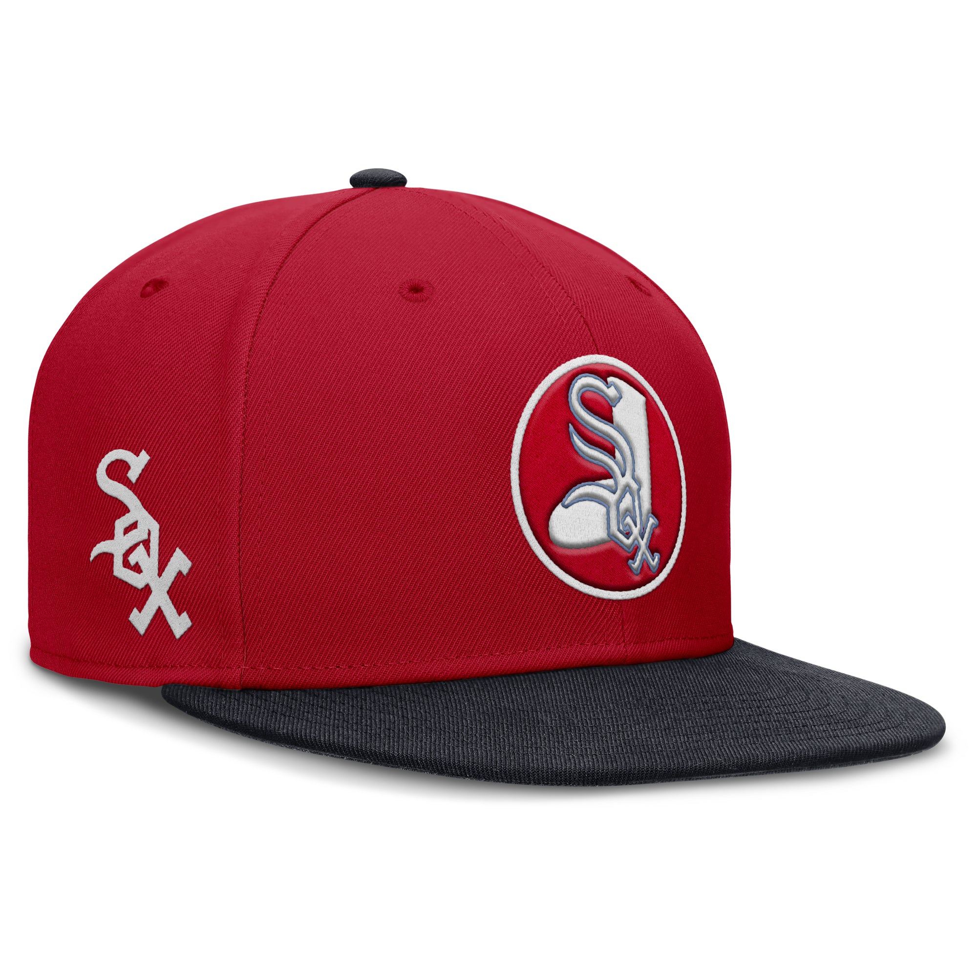 Men's Nike Red Chicago White Sox Cooperstown Two-Tone Dri-FIT Round Bill True Fitted Hat