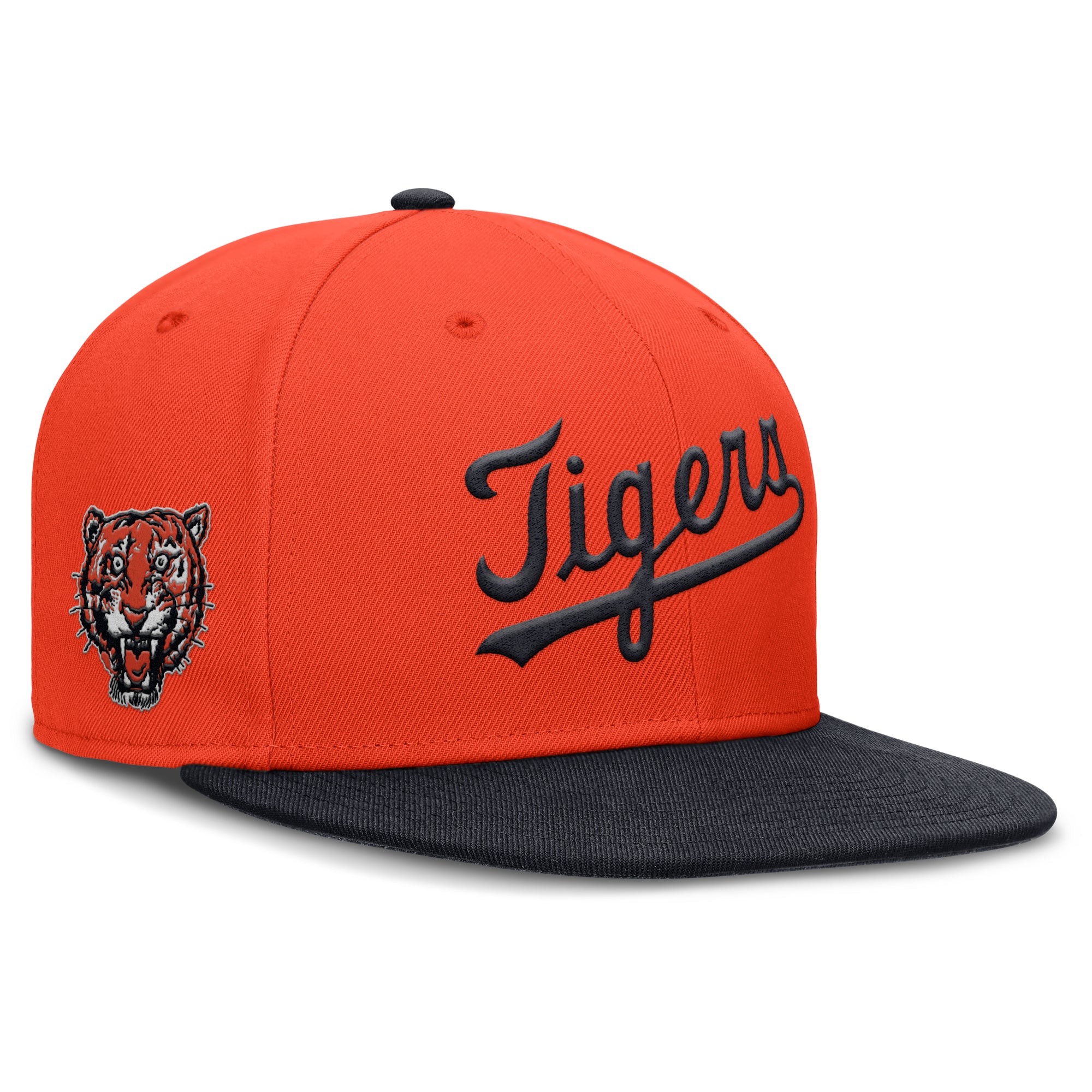 Men's Nike Orange Detroit Tigers Cooperstown Two-Tone Dri-FIT Round Bill True Fitted Hat