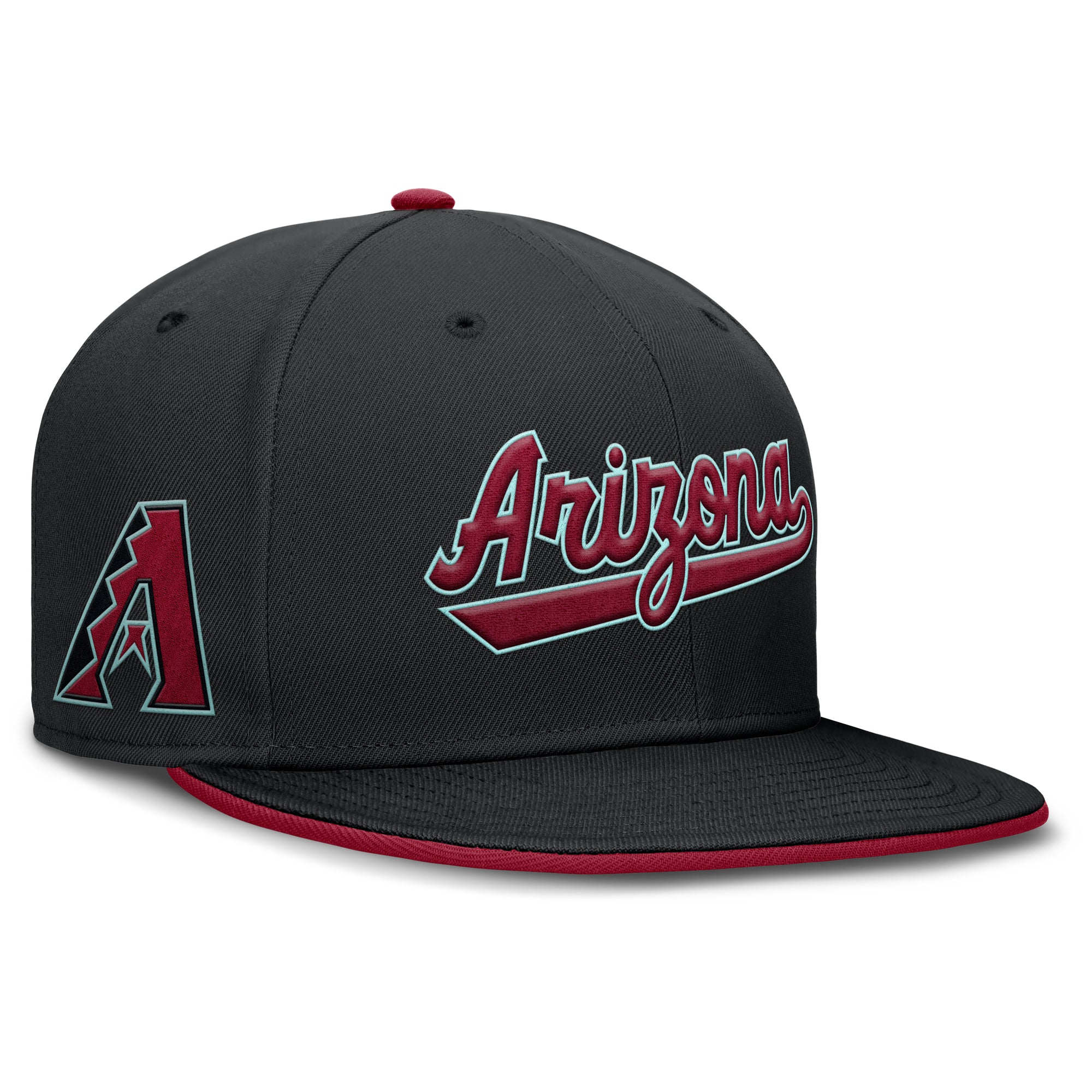 Men's Nike Black Arizona Diamondbacks Primetime Dri-FIT Round Bill True Fitted Hat