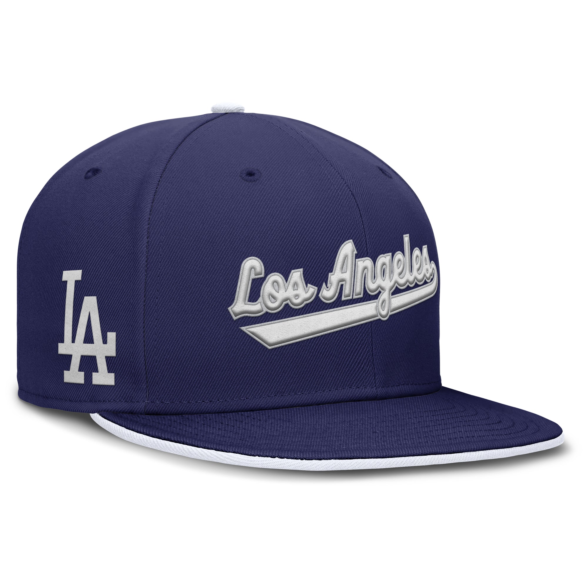 Men's Nike Royal Los Angeles Dodgers Primetime Dri-FIT Round Bill True Fitted Hat