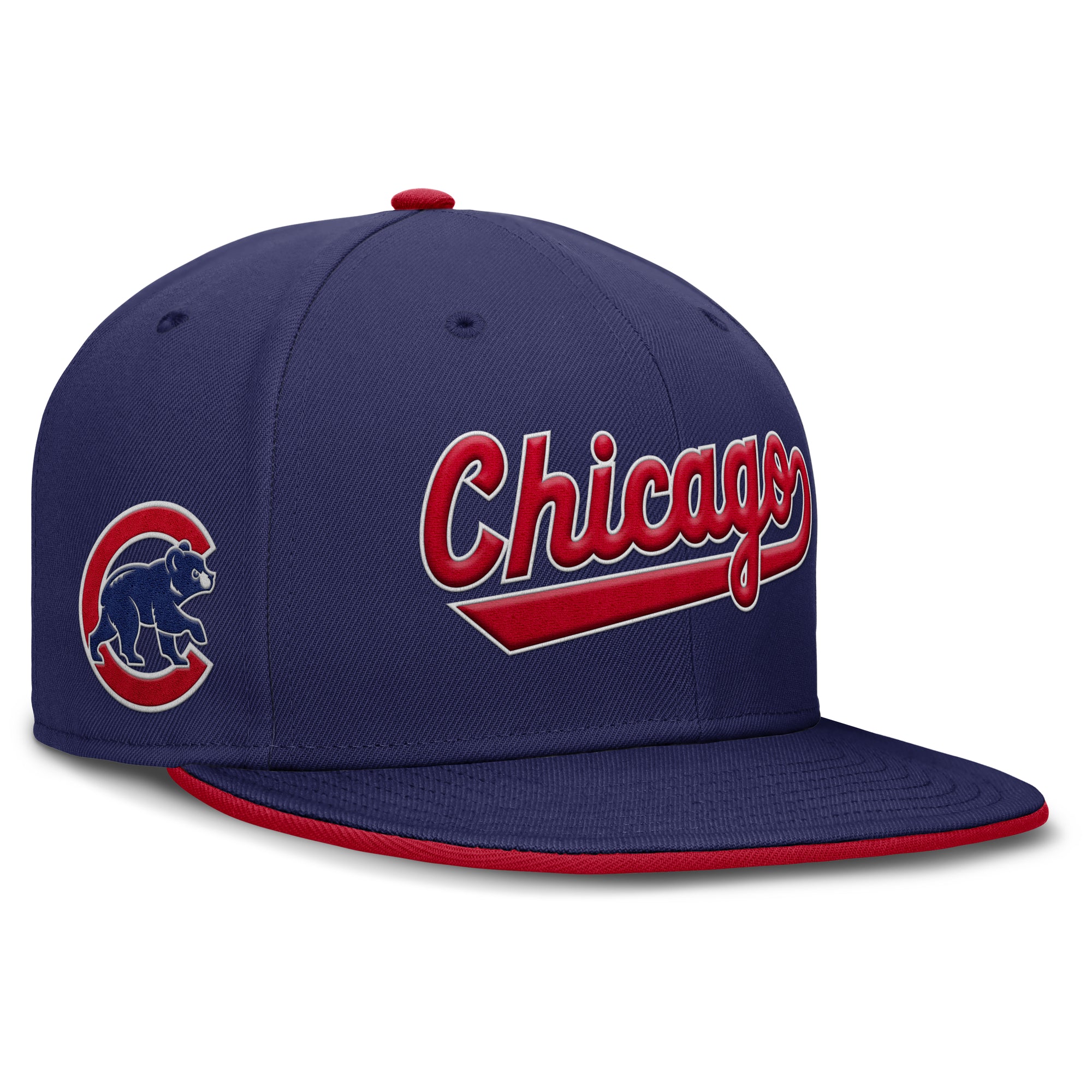Men's Nike Royal Chicago Cubs Primetime Dri-FIT Round Bill True Fitted Hat