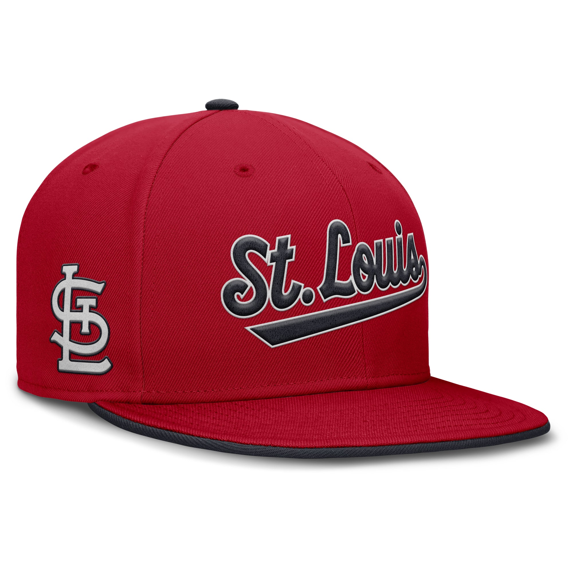 Men's Nike Red St. Louis Cardinals Primetime Dri-FIT Round Bill True Fitted Hat