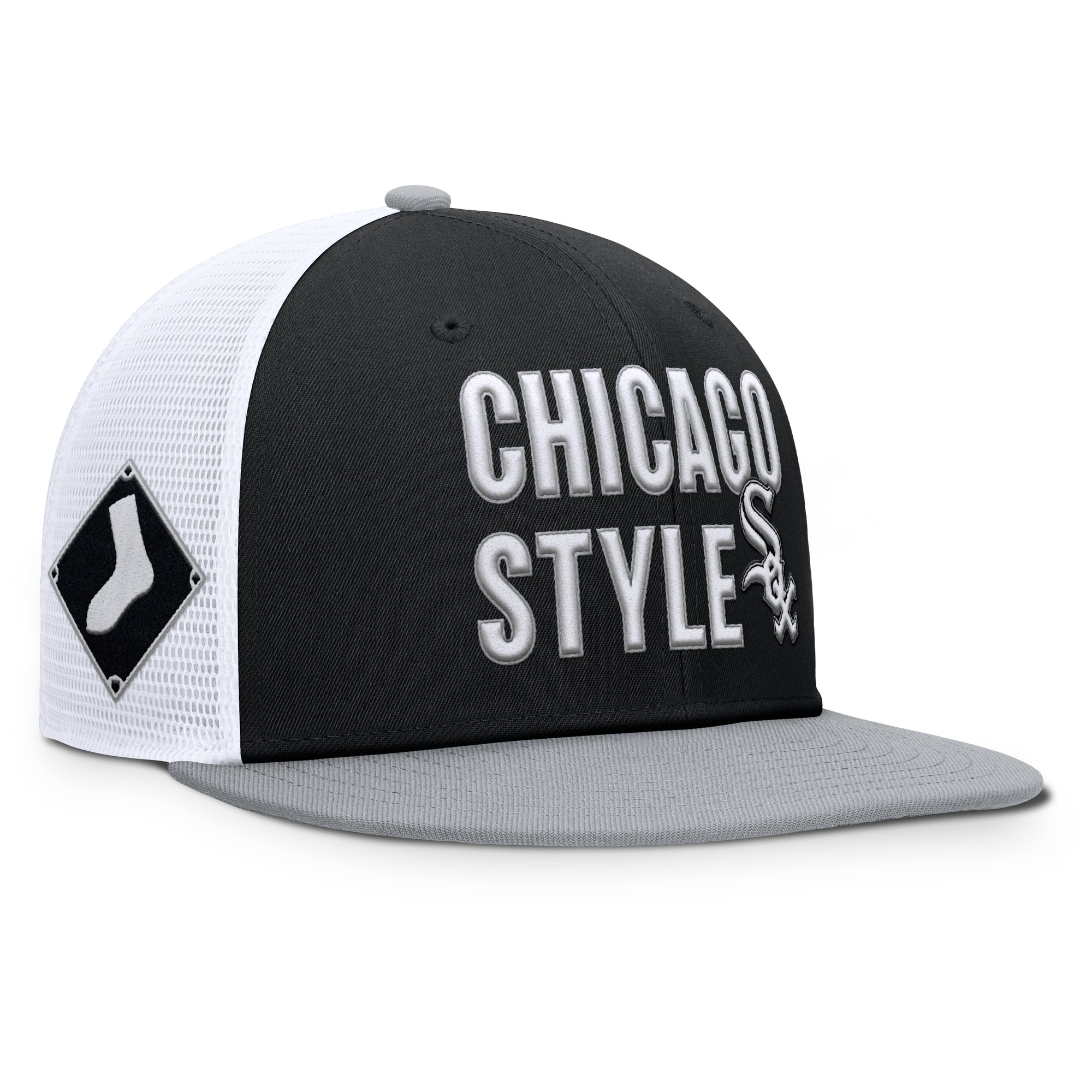 Men's Nike  Black Chicago White Sox Pro Trucker Snapback Hat