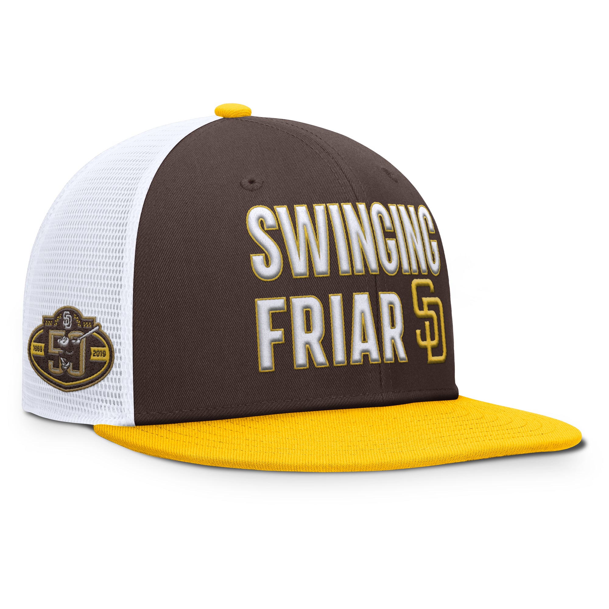 Men's Nike  Brown San Diego Padres Pro Trucker Snapback Hat