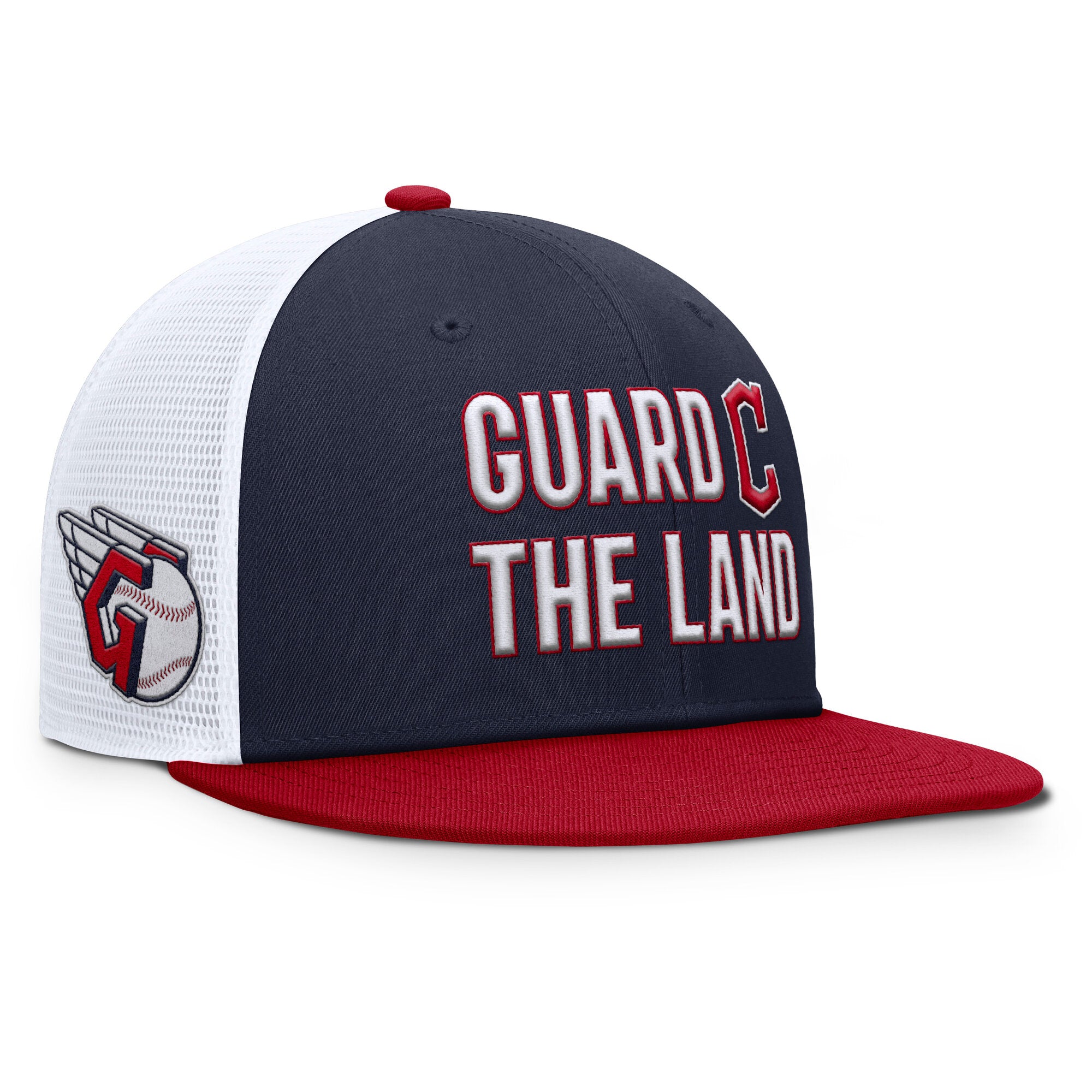 Men's Nike  Navy Cleveland Guardians Pro Trucker Snapback Hat