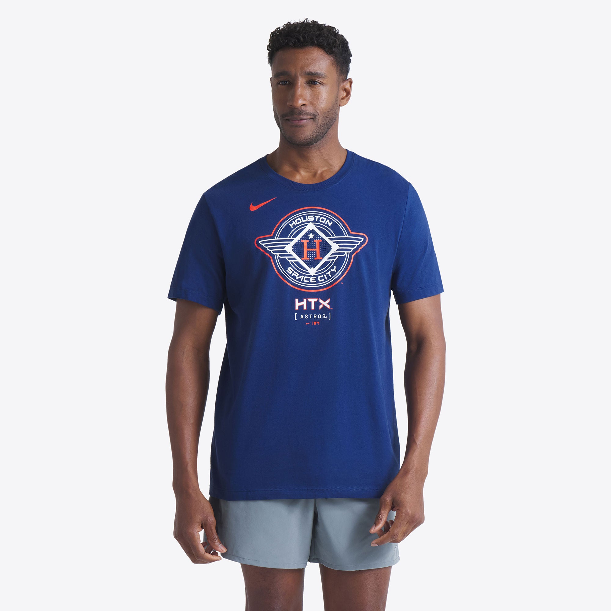 Men's Nike Navy Houston Astros 2025 City Connect Logo T-Shirt