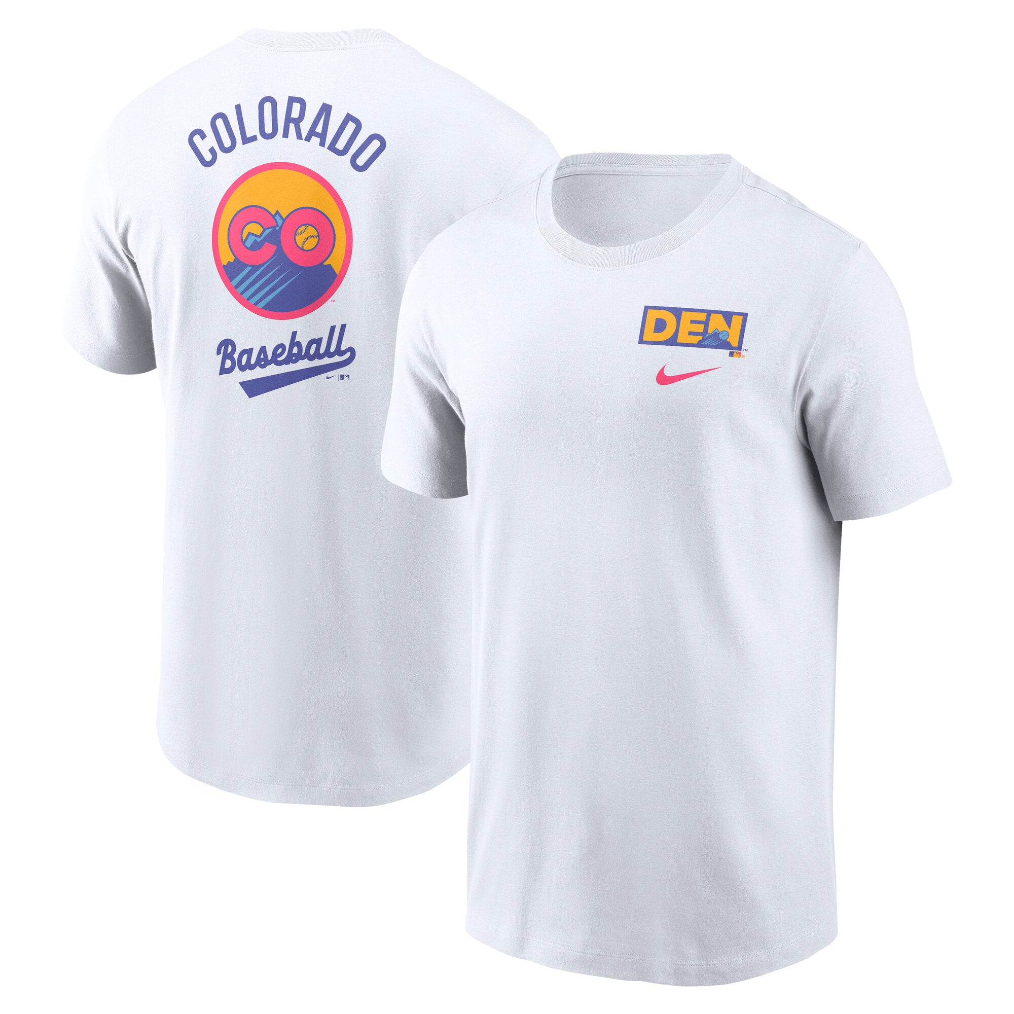 Men's Nike White Colorado Rockies 2025 City Connect 2-Hit T-Shirt