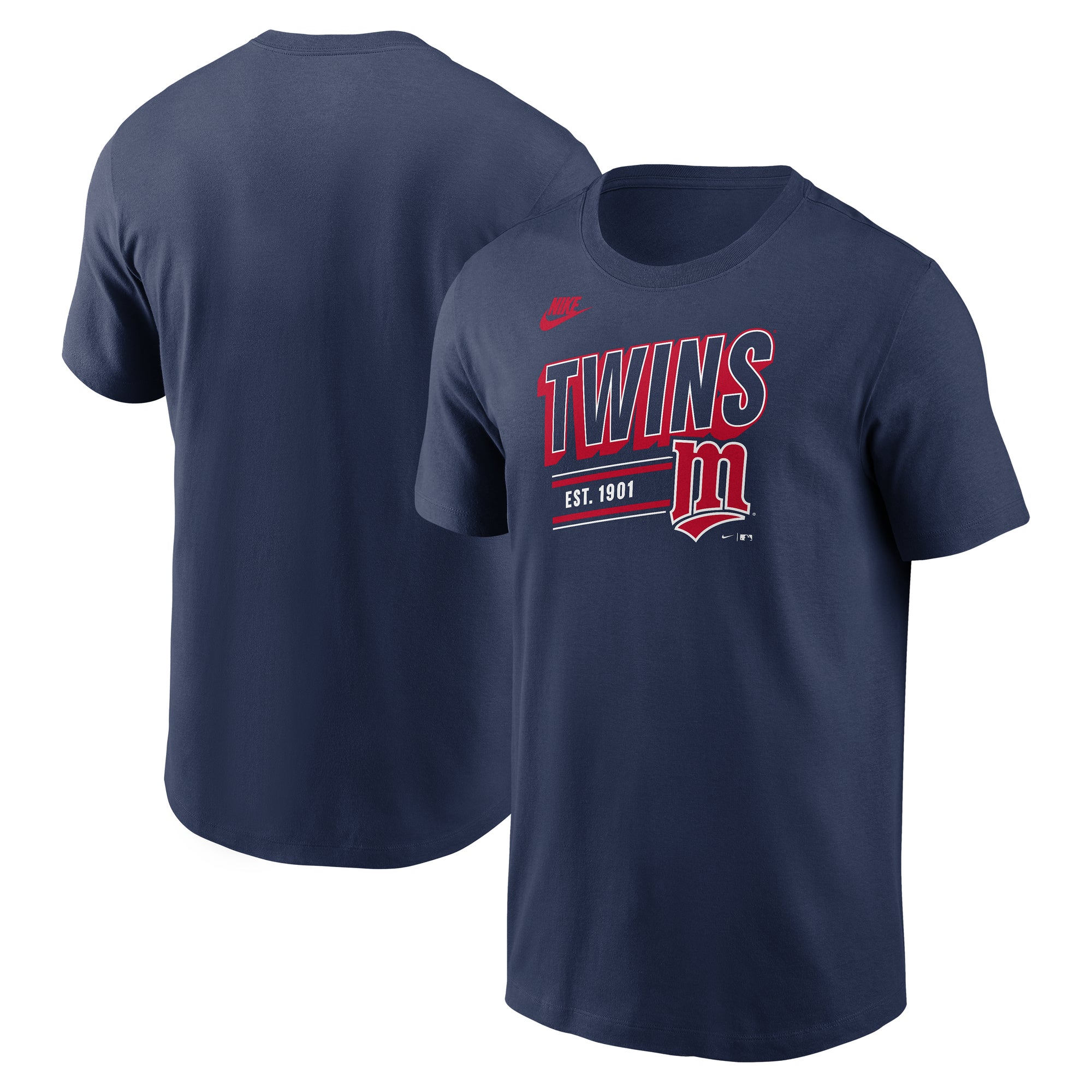 Men's Nike Navy Minnesota Twins Cooperstown Collection Retro T-Shirt