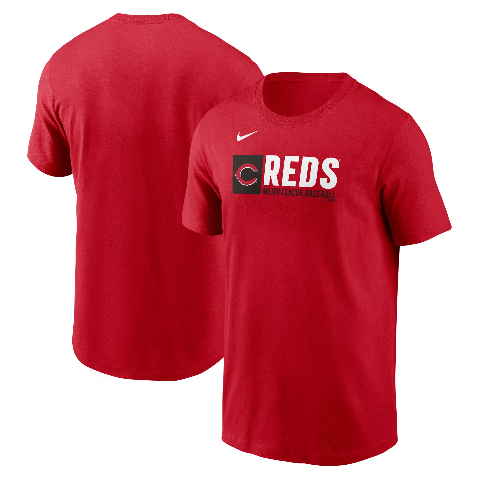 Men's Nike Red Cincinnati Reds Team Block T-Shirt