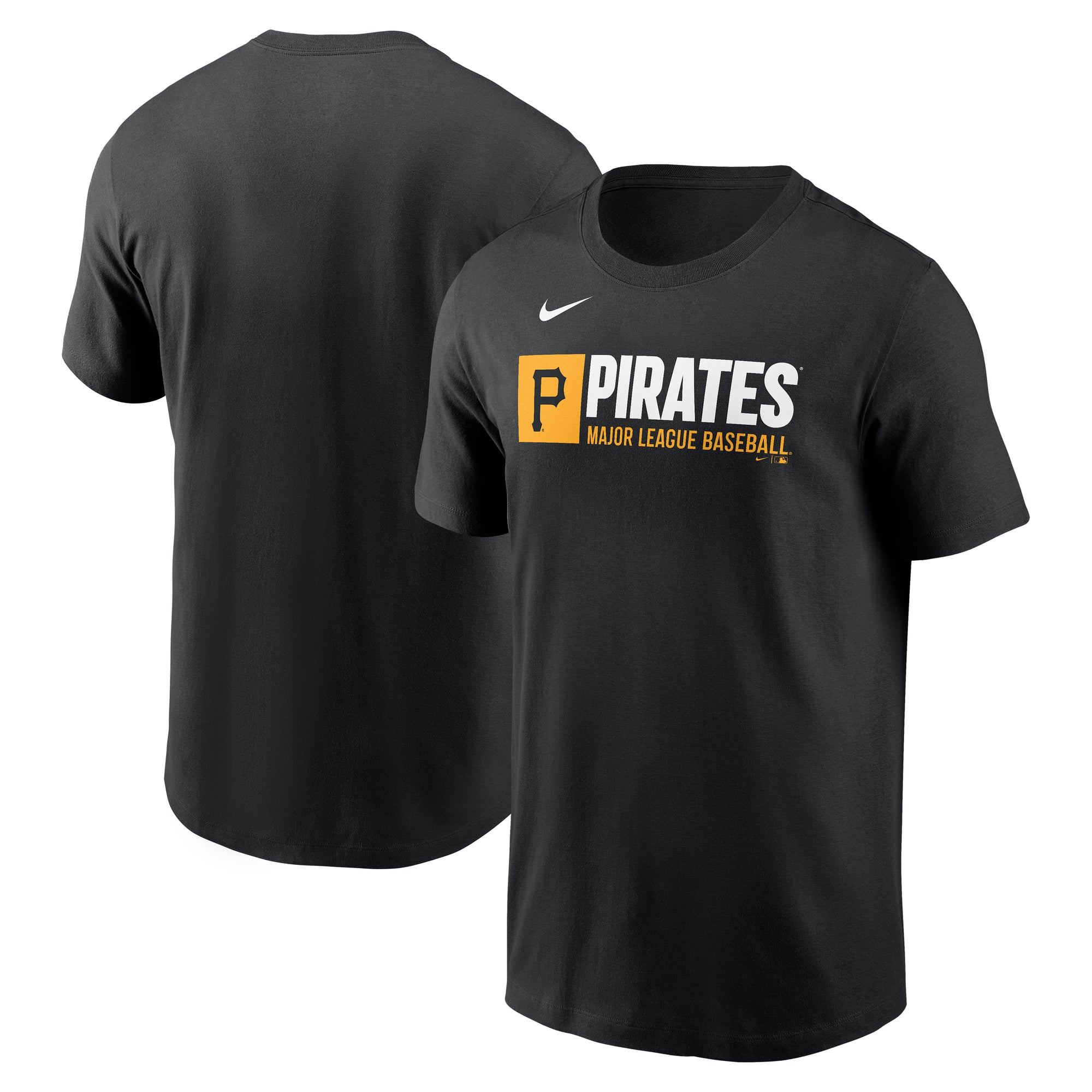 Men's Nike Black Pittsburgh Pirates Team Block T-Shirt
