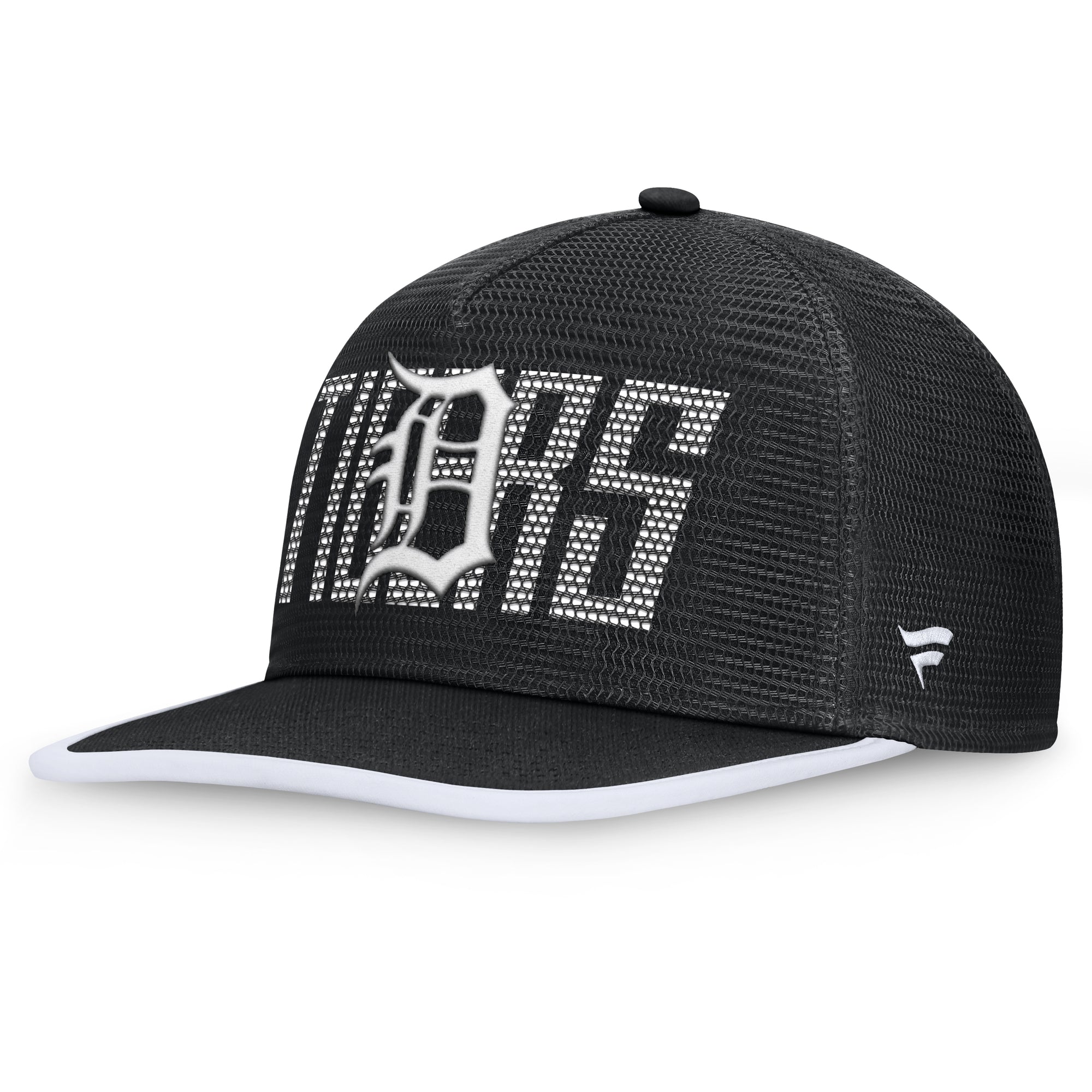 Men's Fanatics  Black Detroit Tigers Let's Glow Line Drive Snapback Hat