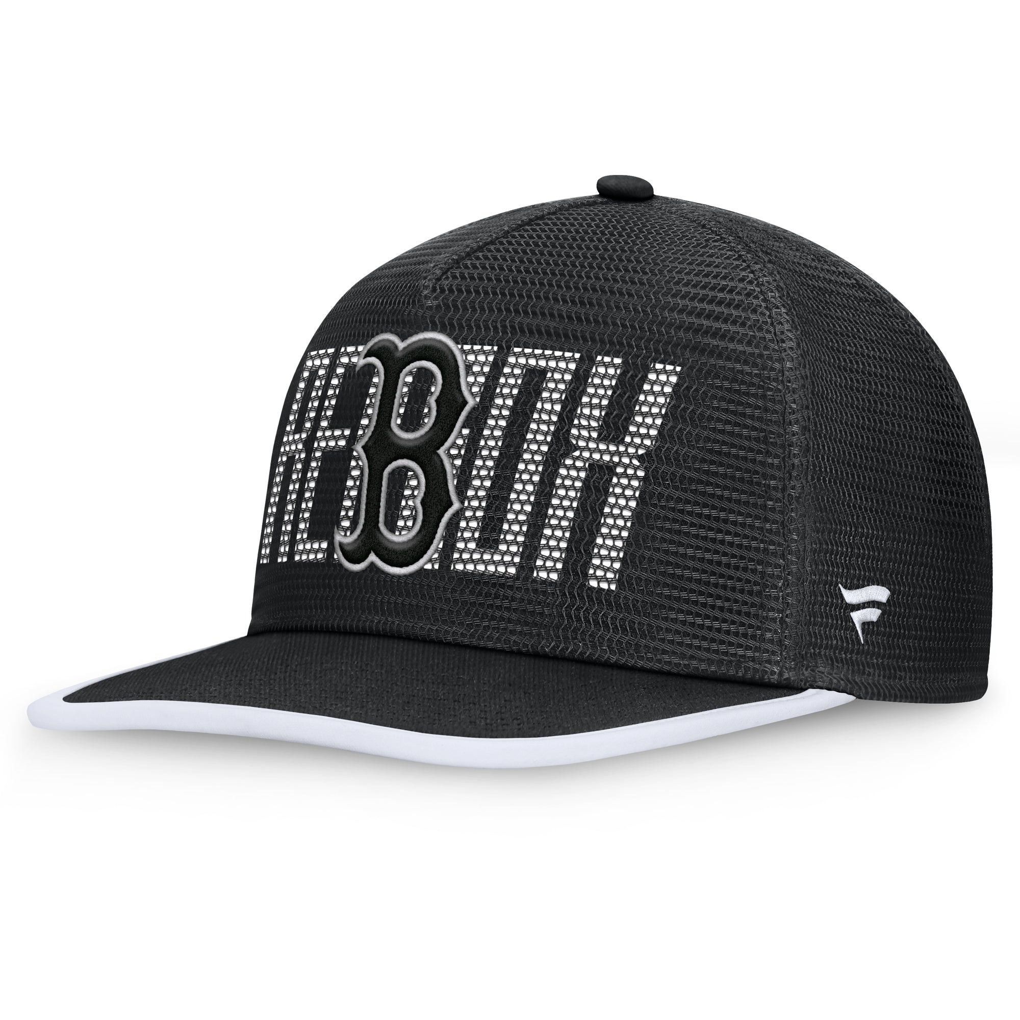 Men's Fanatics  Black Boston Red Sox Let's Glow Line Drive Snapback Hat