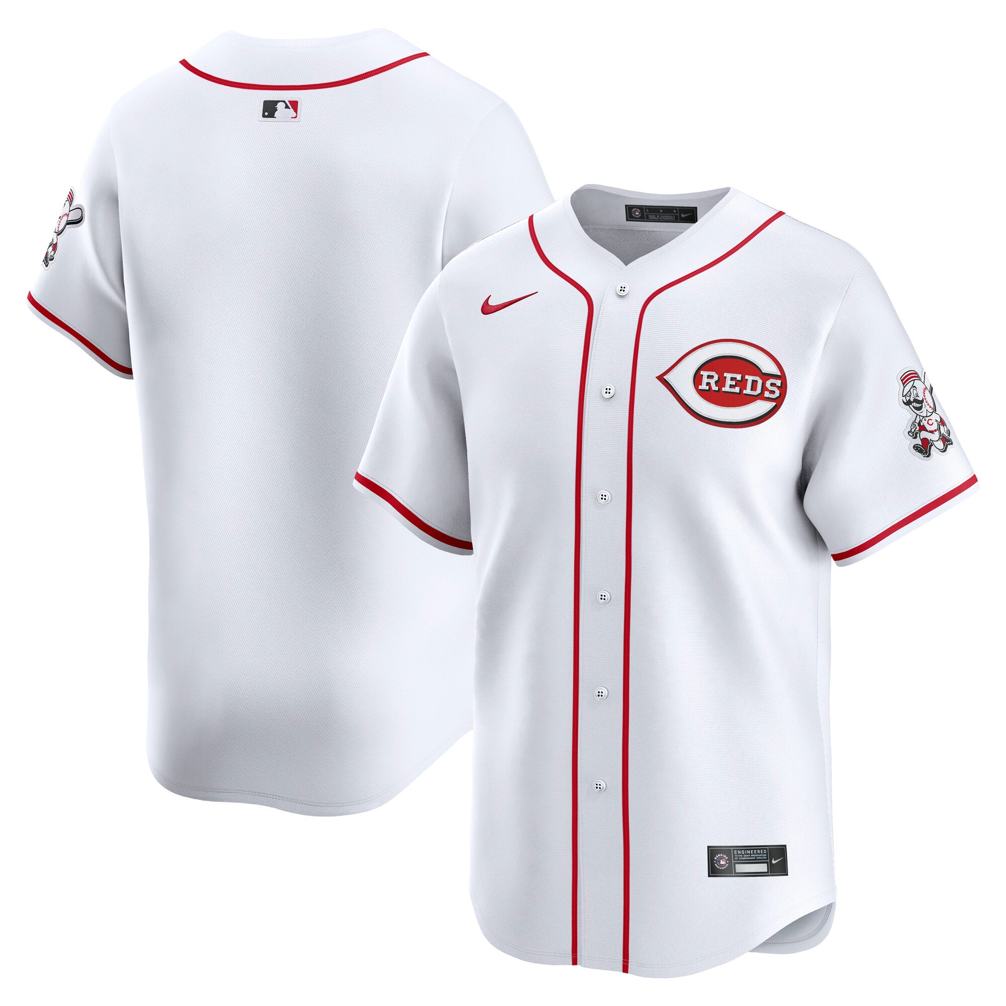 Men's Nike White Cincinnati Reds Home Limited Jersey