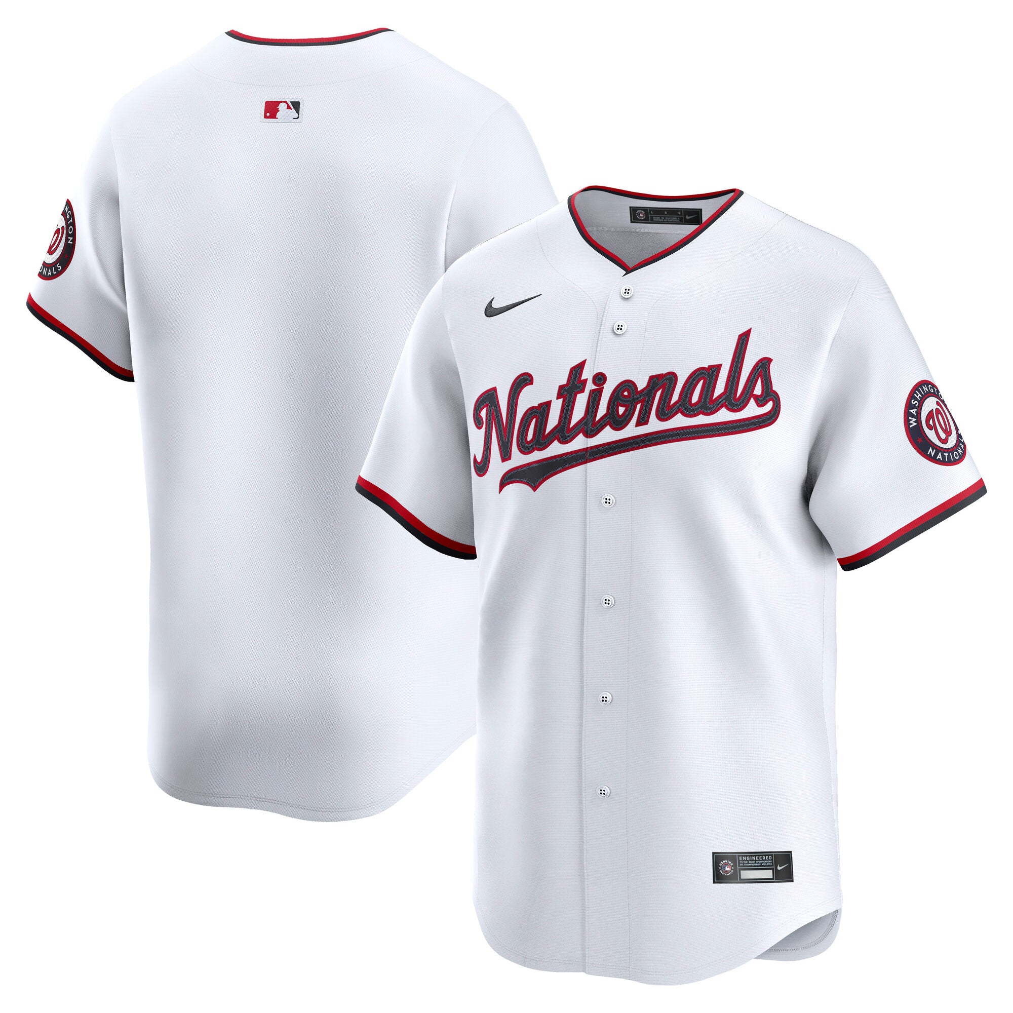 Men's Nike White Washington Nationals Home Limited Jersey