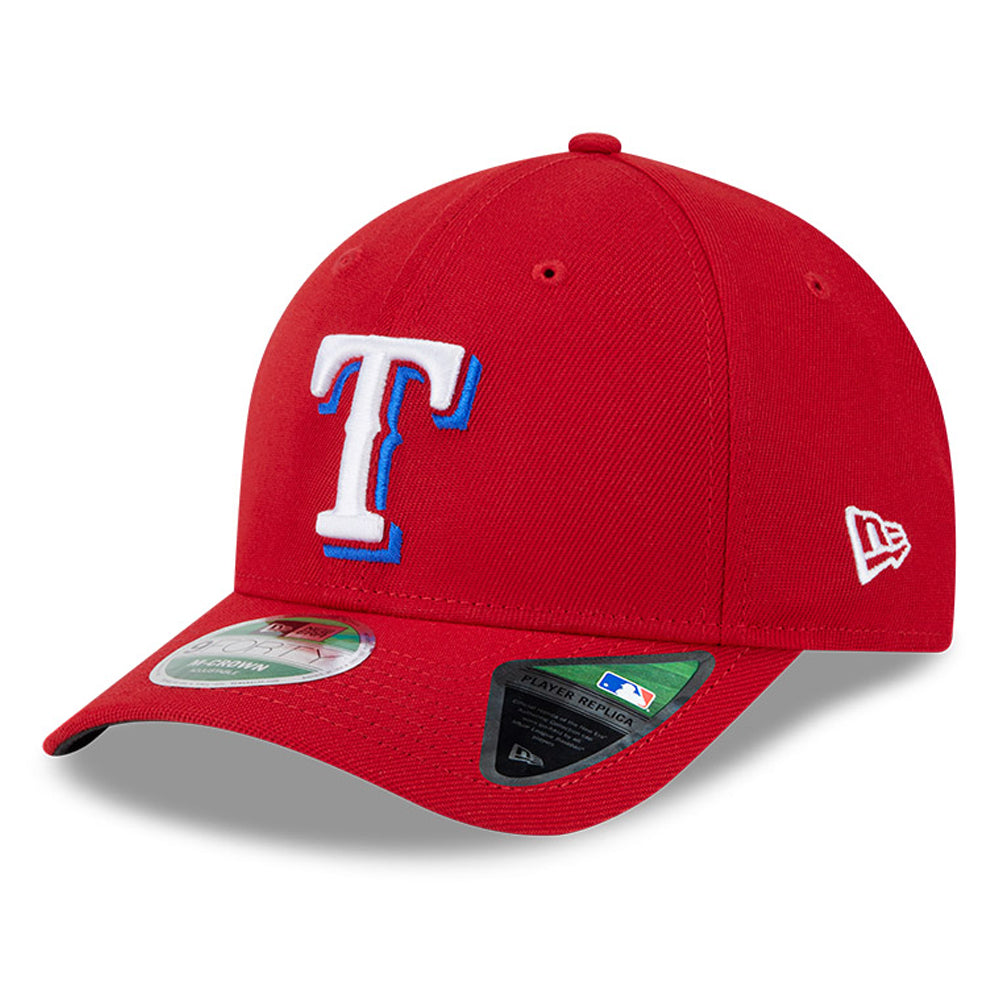 Men's New Era  Red Texas Rangers Player Replica 9FORTY Adjustable Hat
