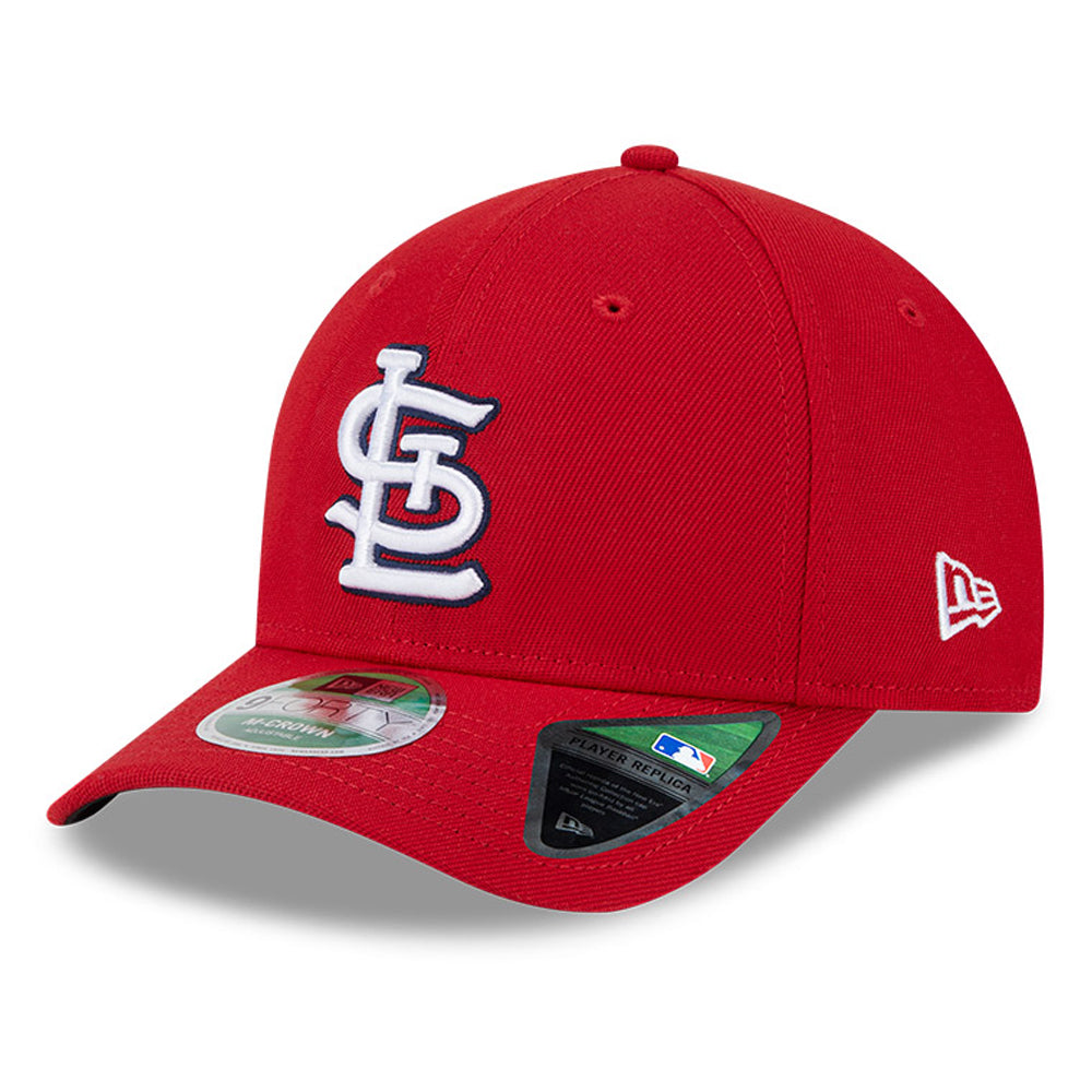 Men's New Era  Red St. Louis Cardinals Player Replica 9FORTY Adjustable Hat