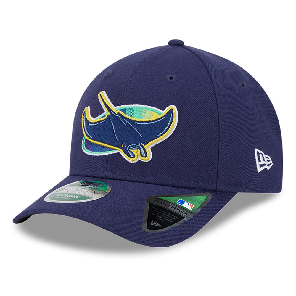 Men's New Era  Navy Tampa Bay Rays Player Replica 9FORTY Adjustable Hat